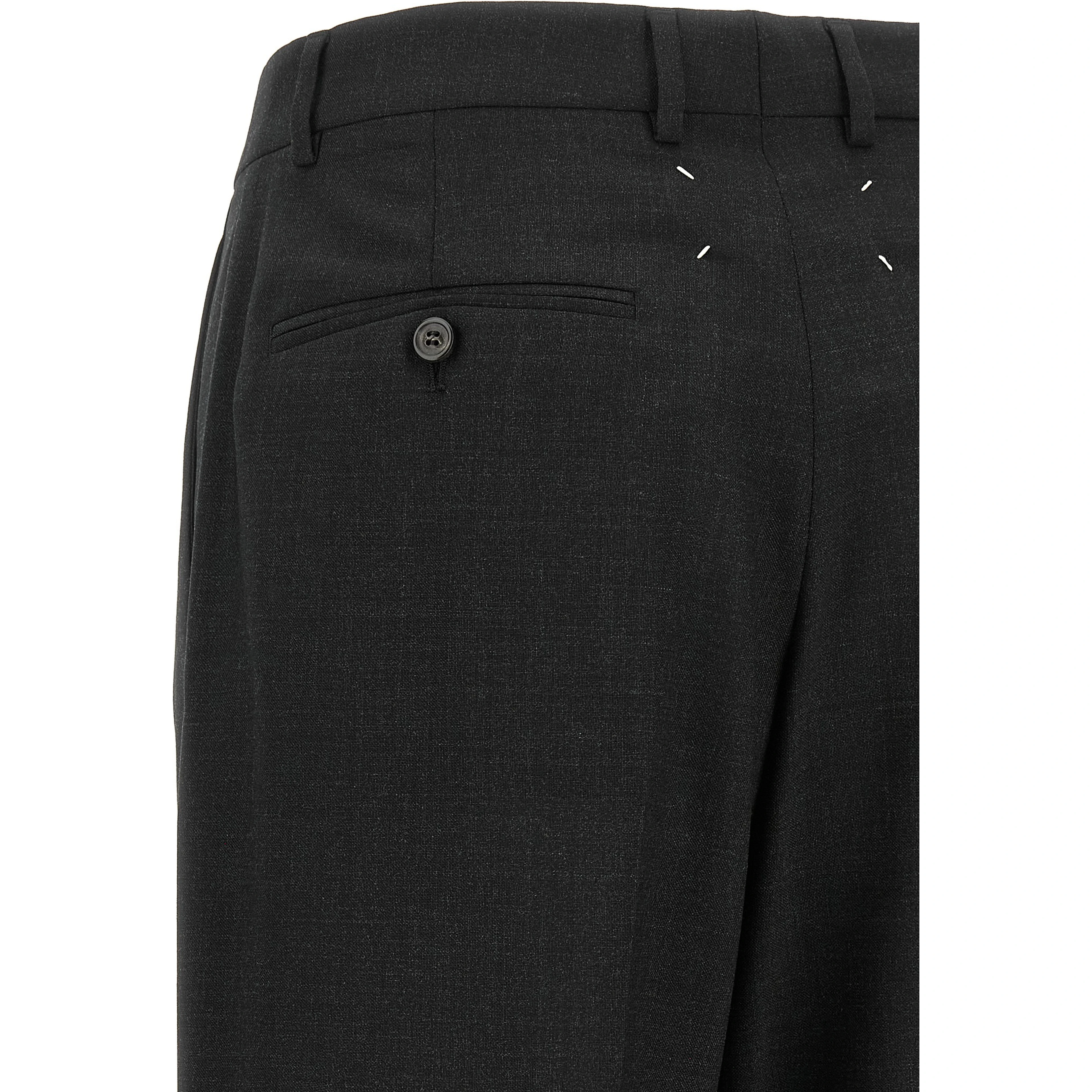 Gray Wool Dress Pants