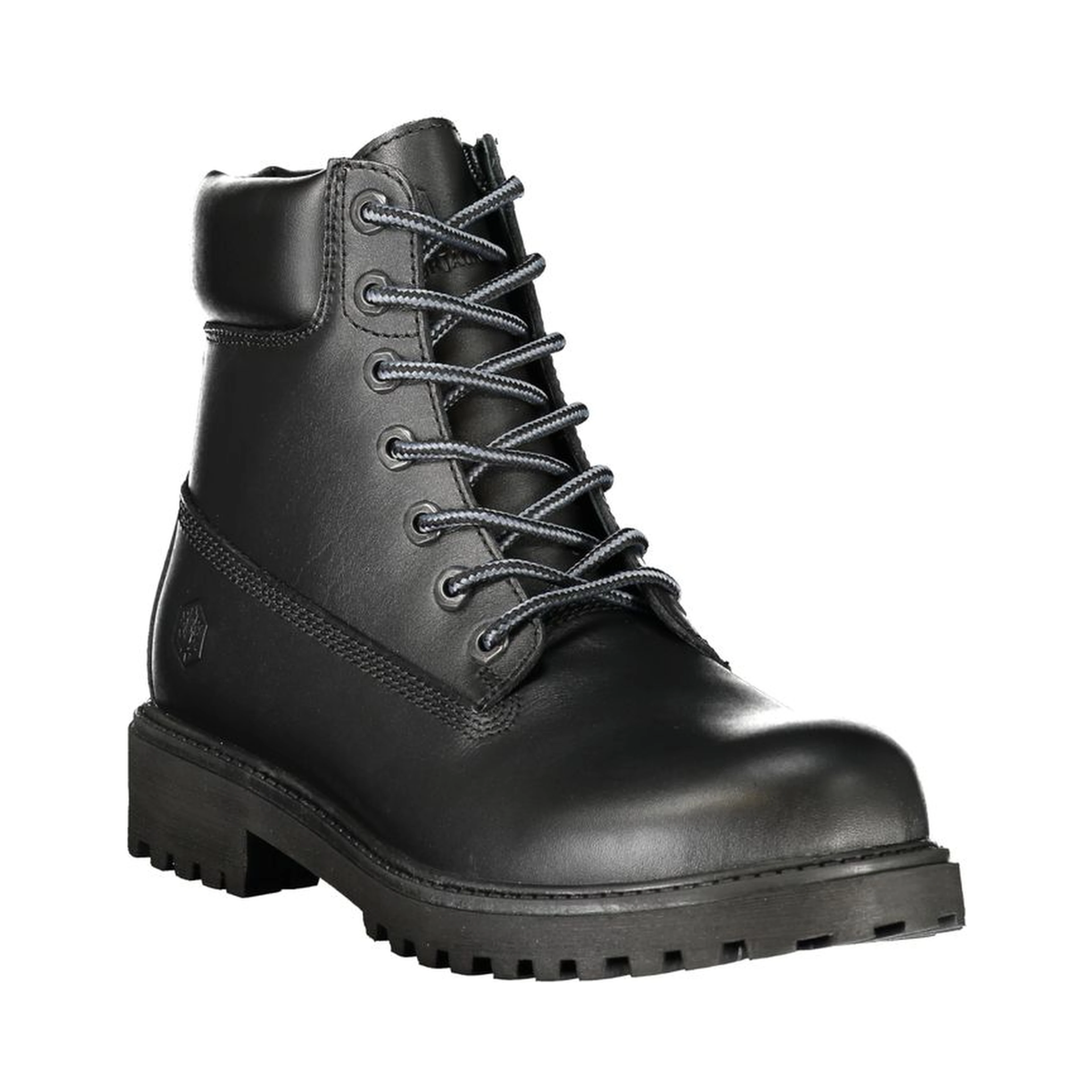 Black Leather Mens Sneaker