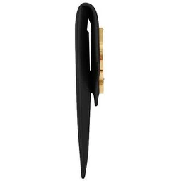 Black Leather Clutch Bag