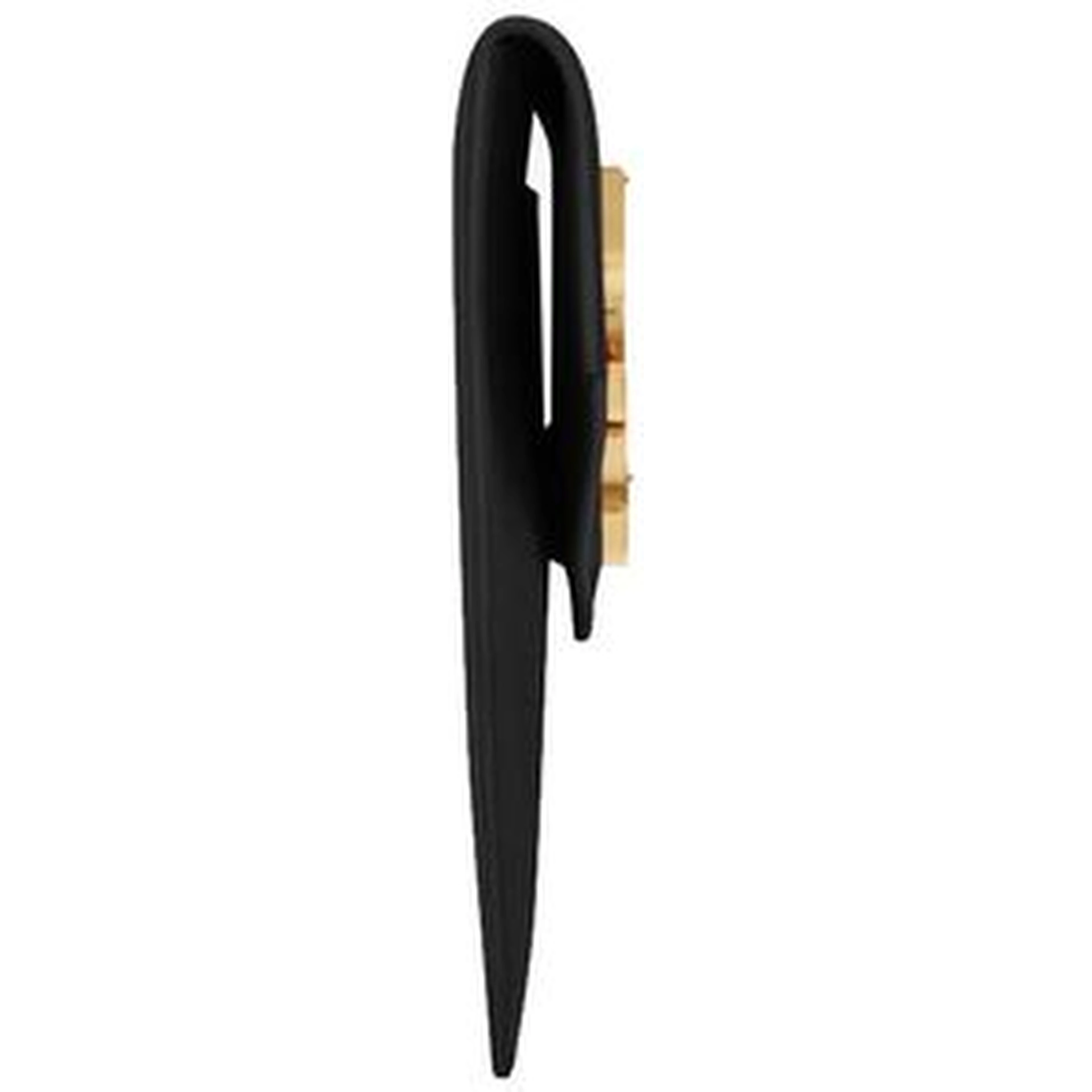 Black Leather Clutch Bag