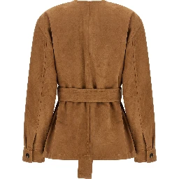 Brown Lamb Leather Leather Jacket