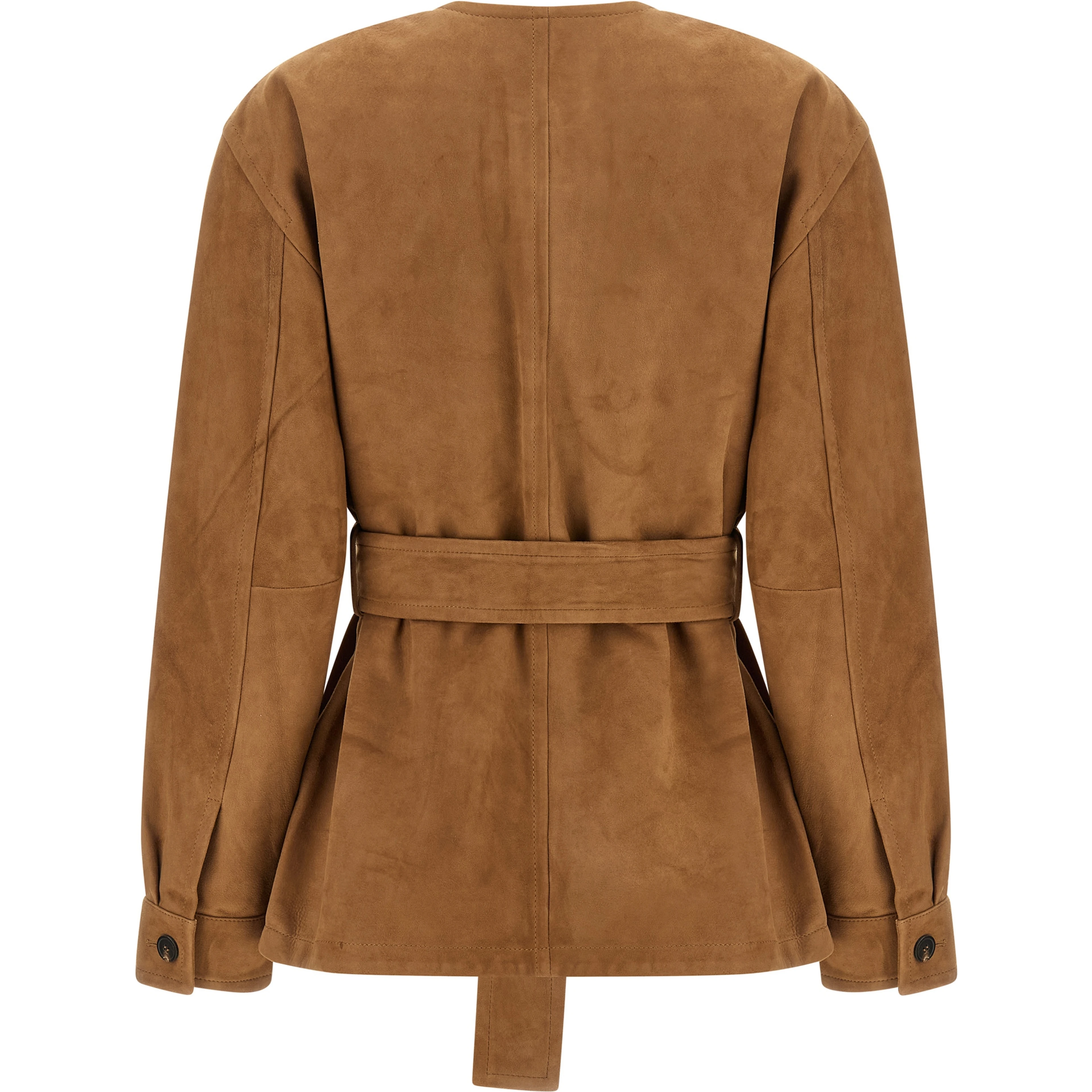 Brown Lamb Leather Leather Jacket