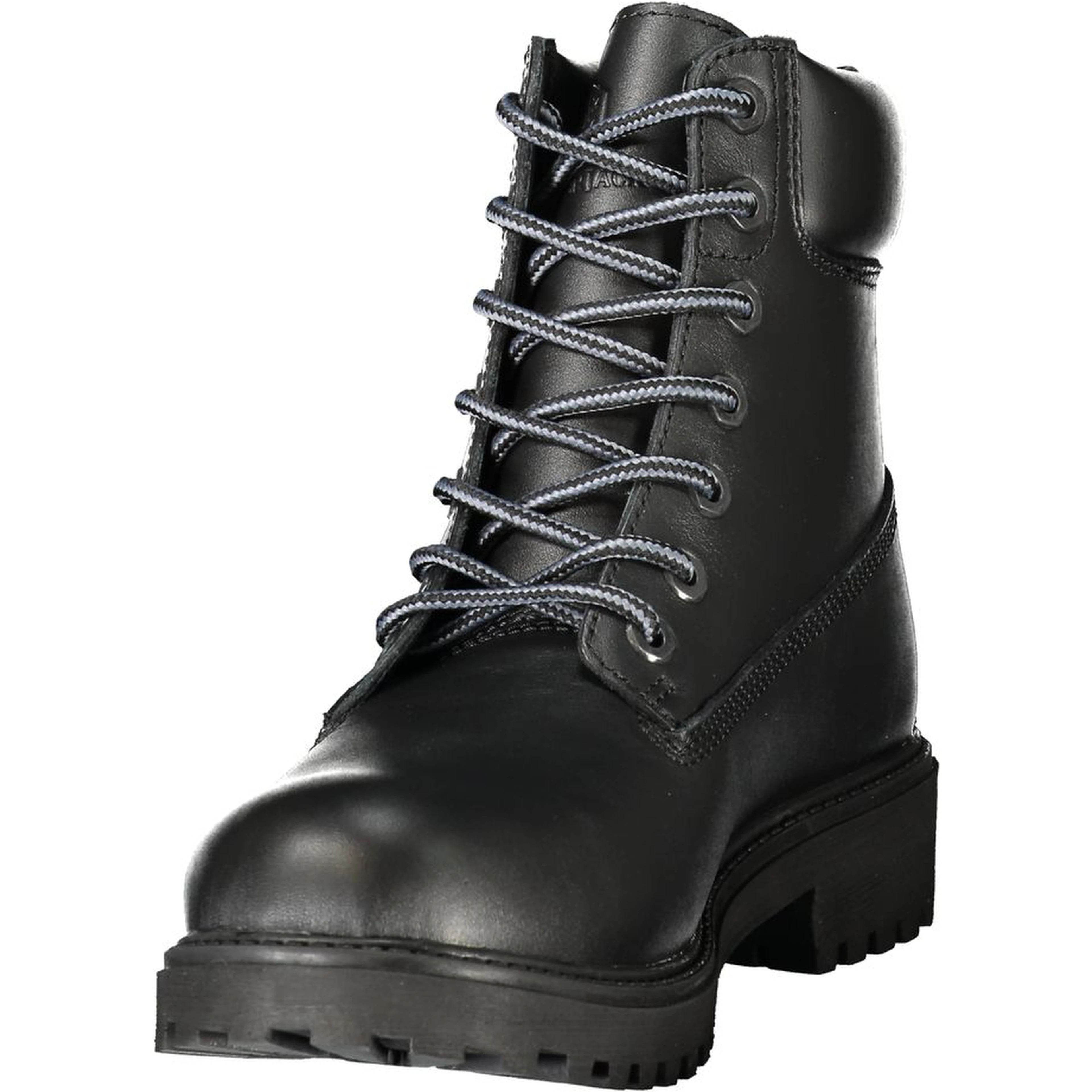 Black Leather Mens Sneaker