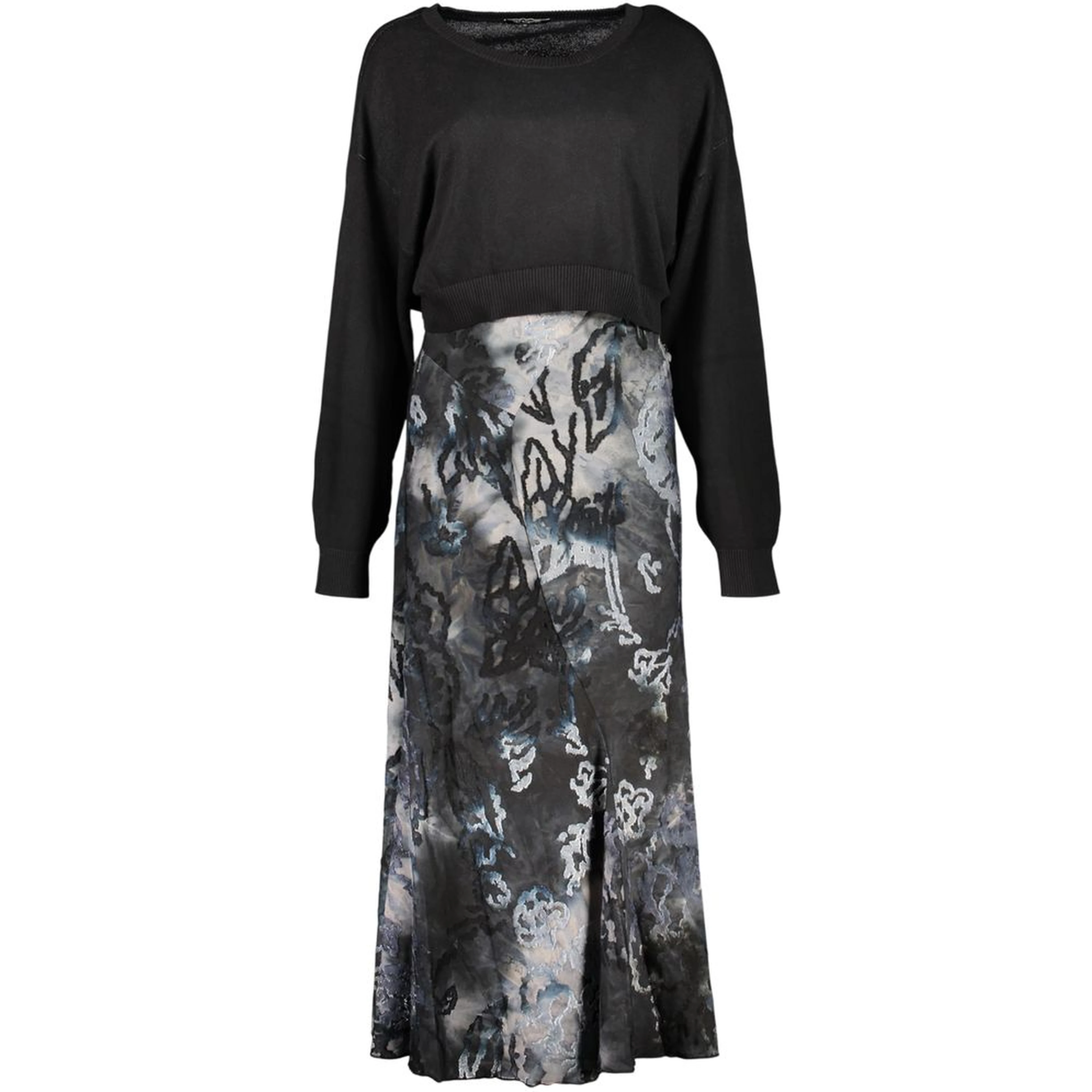 Blue Polyester Women's Dress