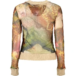 Beige Polyester Womens Shirt