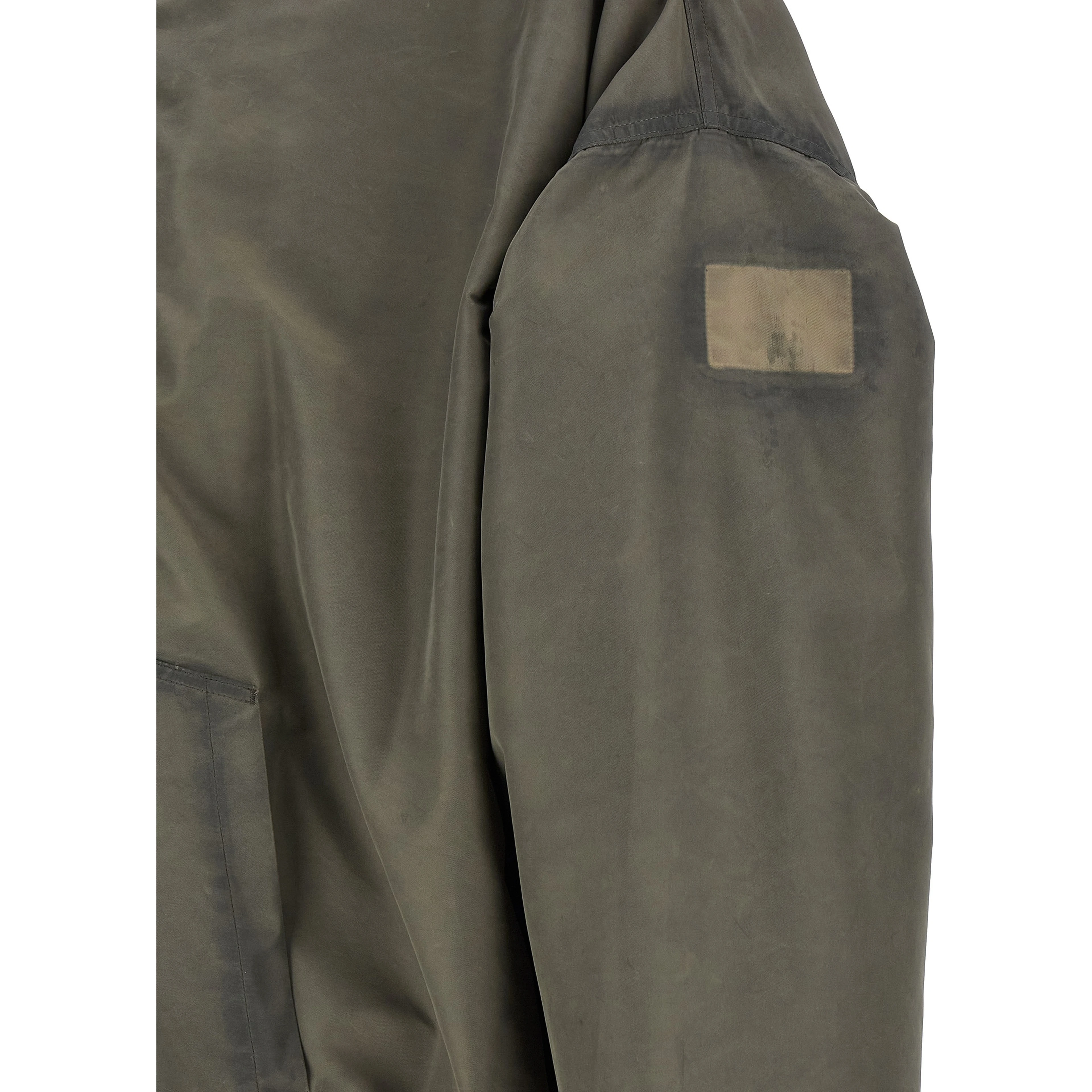 Gray Nylon Shell Jacket