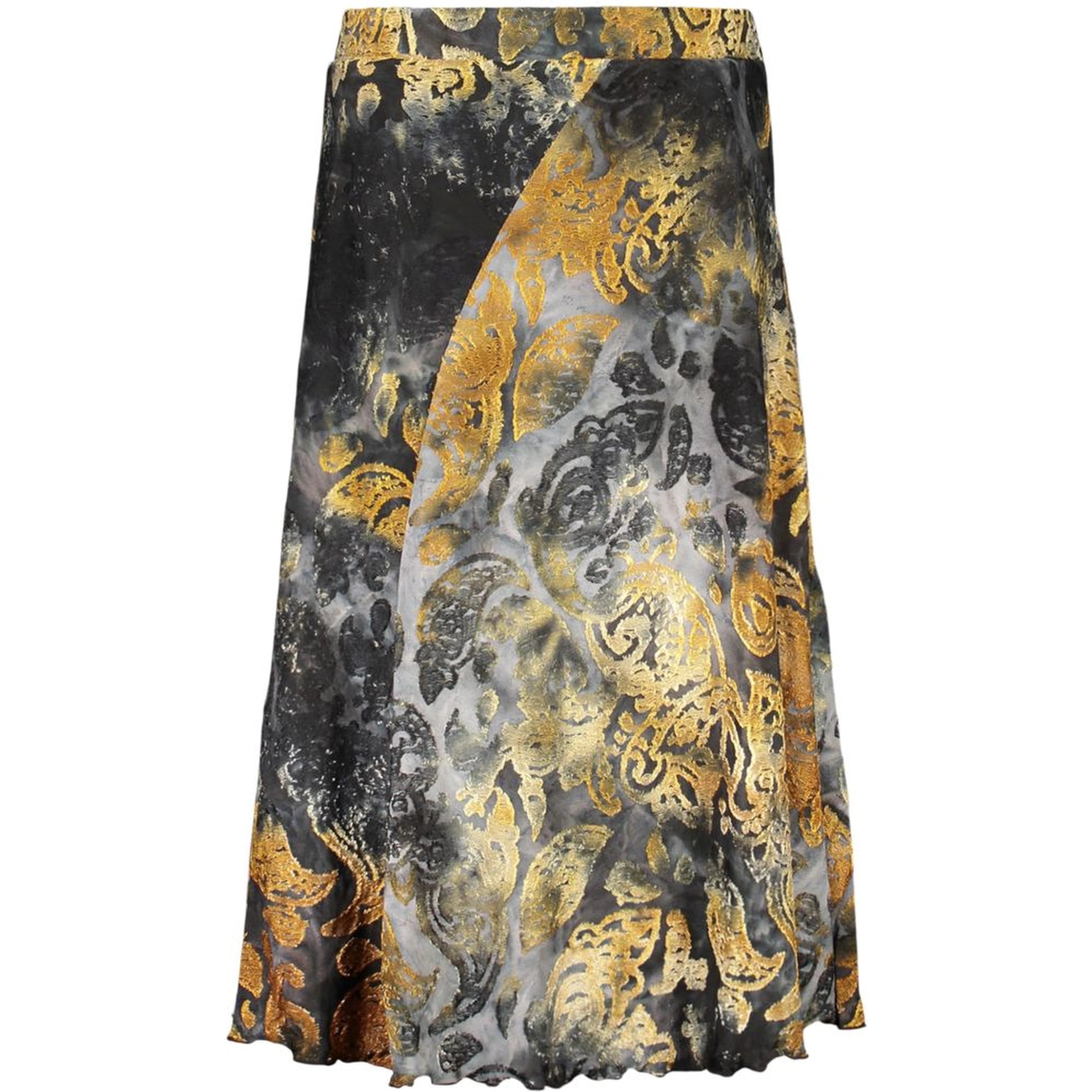 Blue Polyester Women's Skirt
