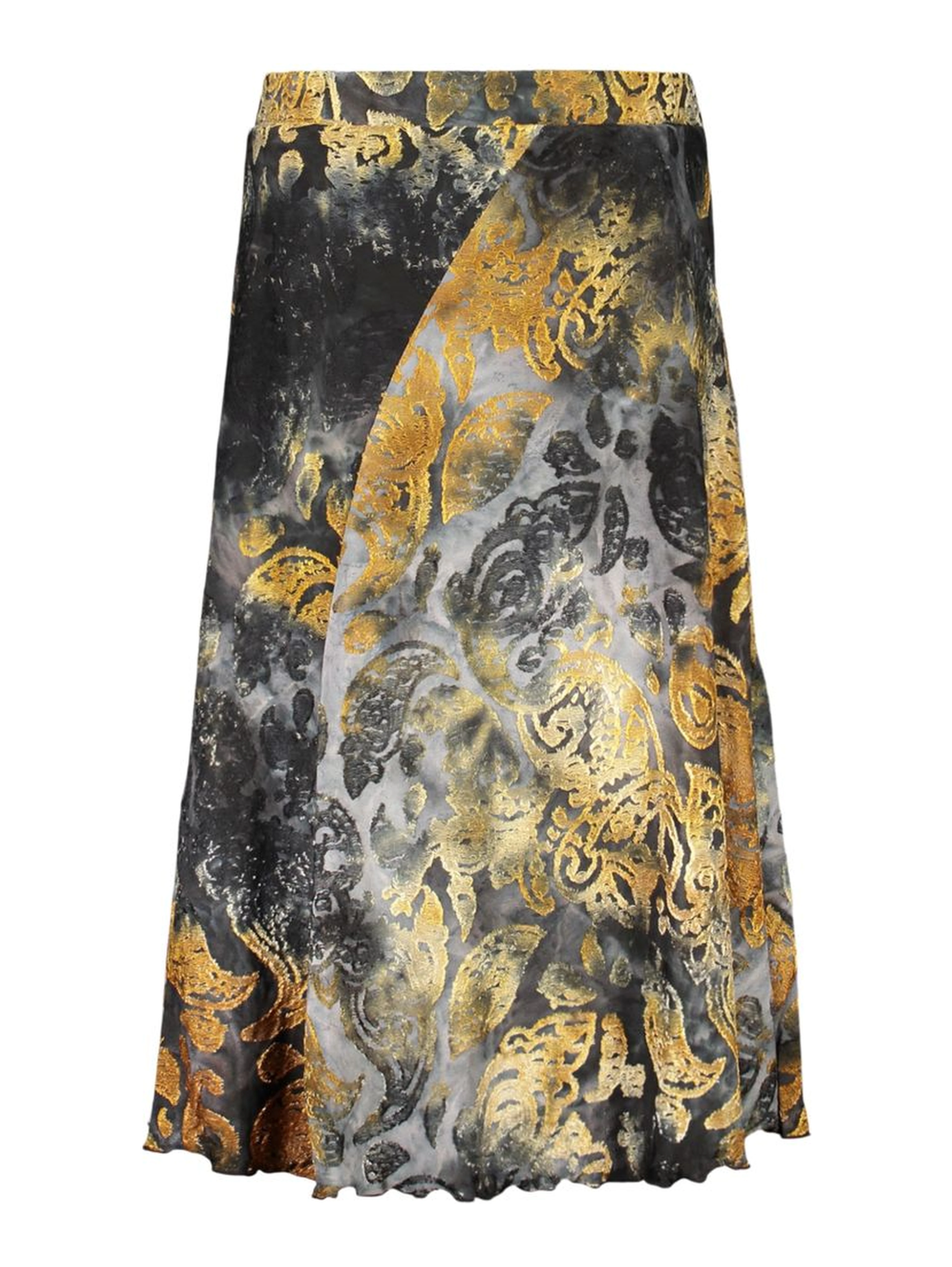 Blue Polyester Women's Skirt