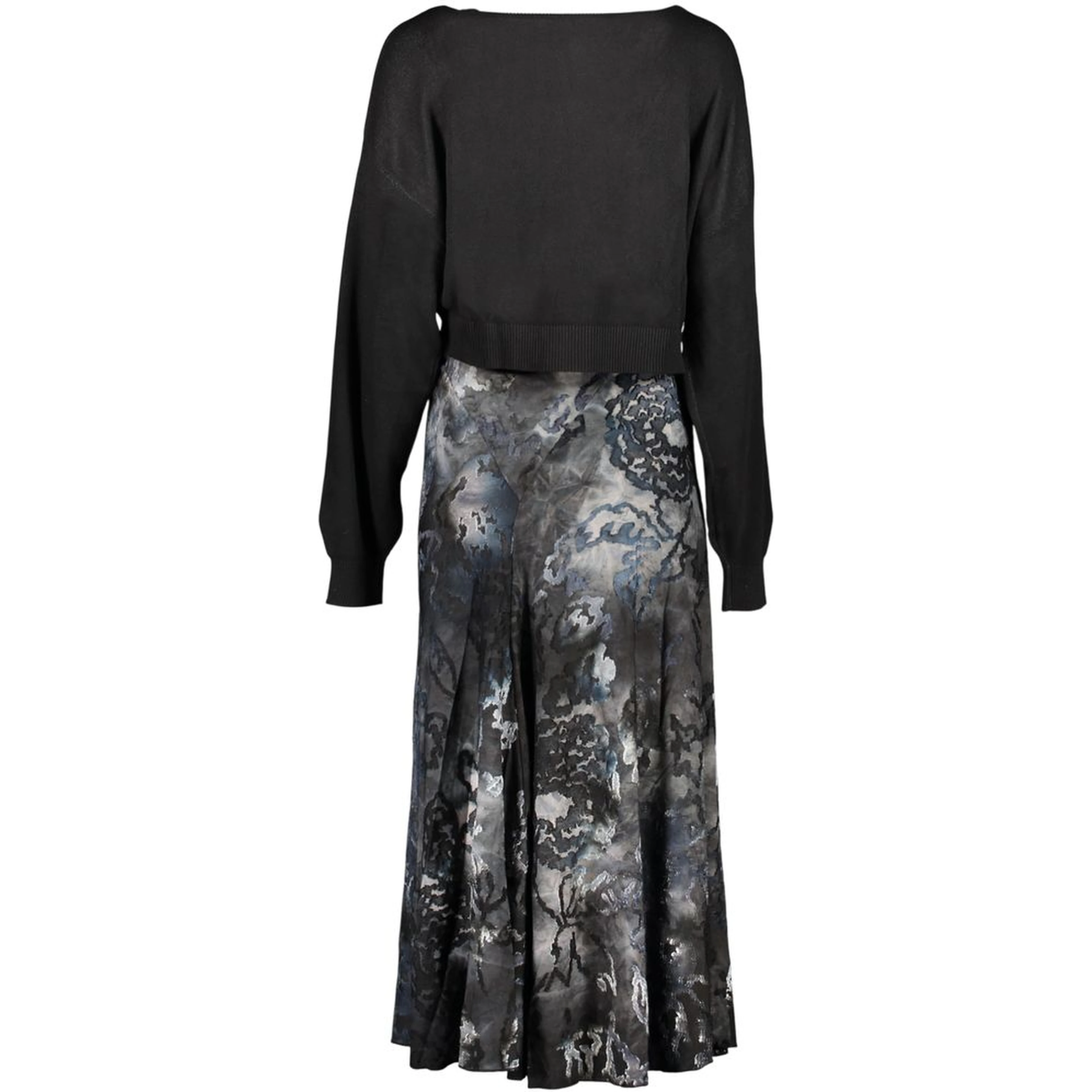 Blue Polyester Women's Dress