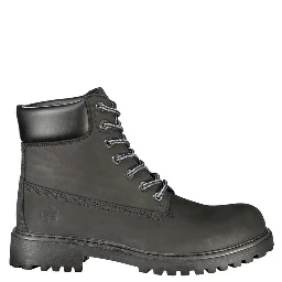 Black Leather Mens Sneaker