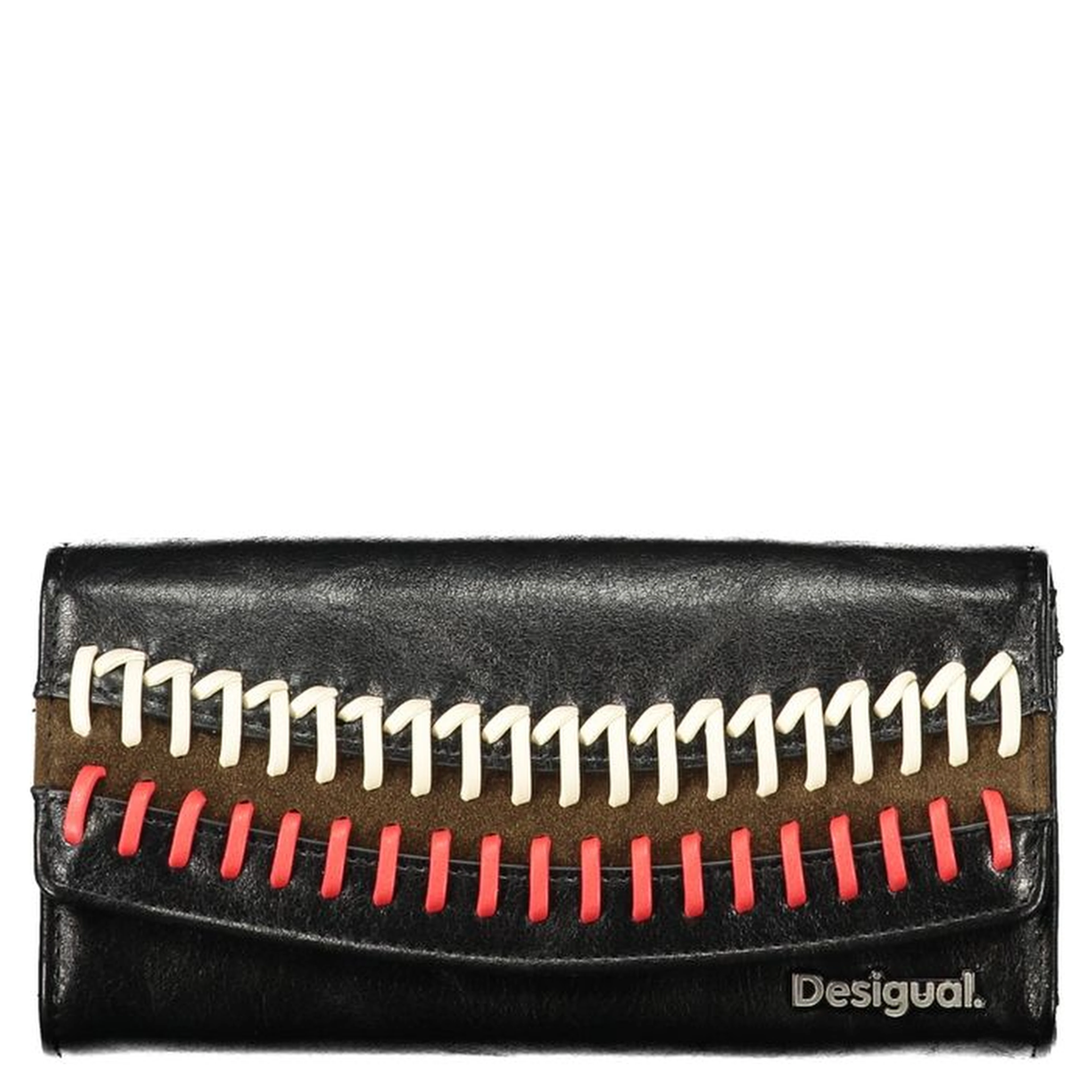 Black Polyurethane Women Wallet