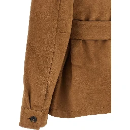 Brown Lamb Leather Leather Jacket