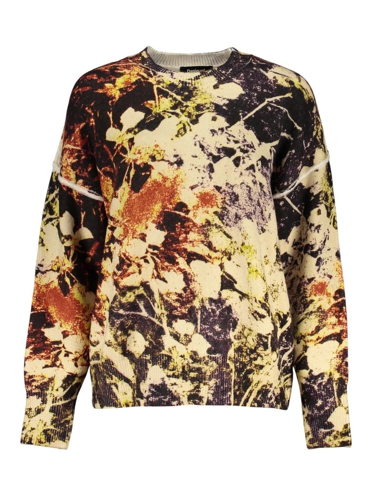 Yellow Acrylic Women's Sweater