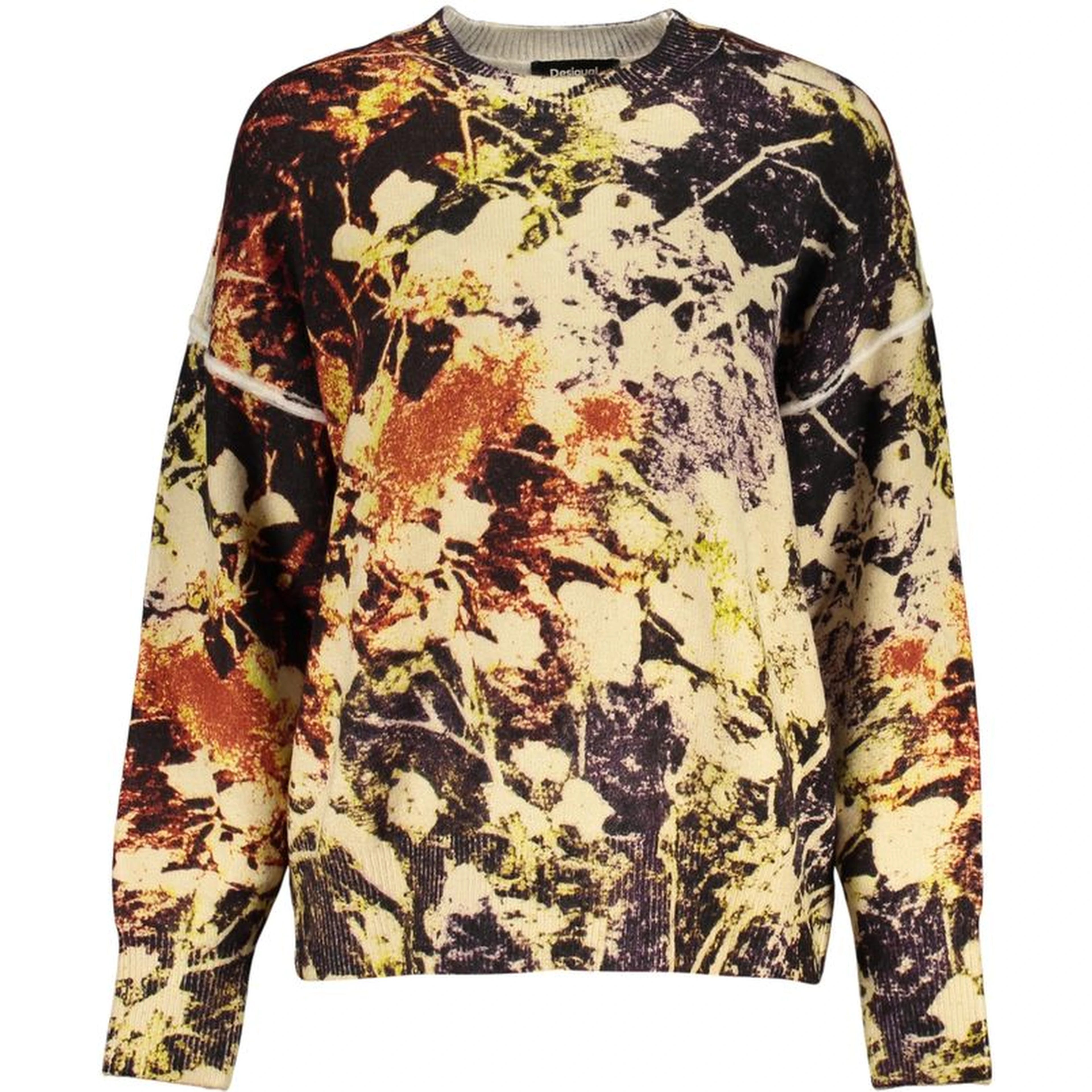 Yellow Acrylic Women's Sweater