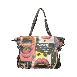 Black Cotton Women's Bag