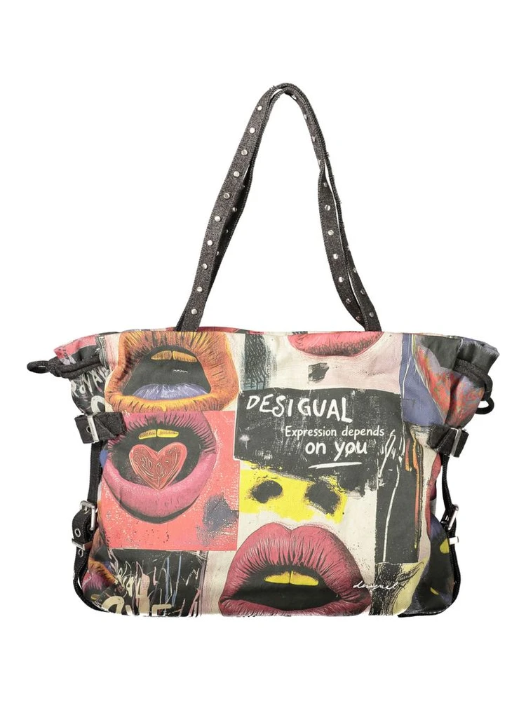 Black Cotton Women's Bag