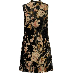 Black Viscose Women Dress