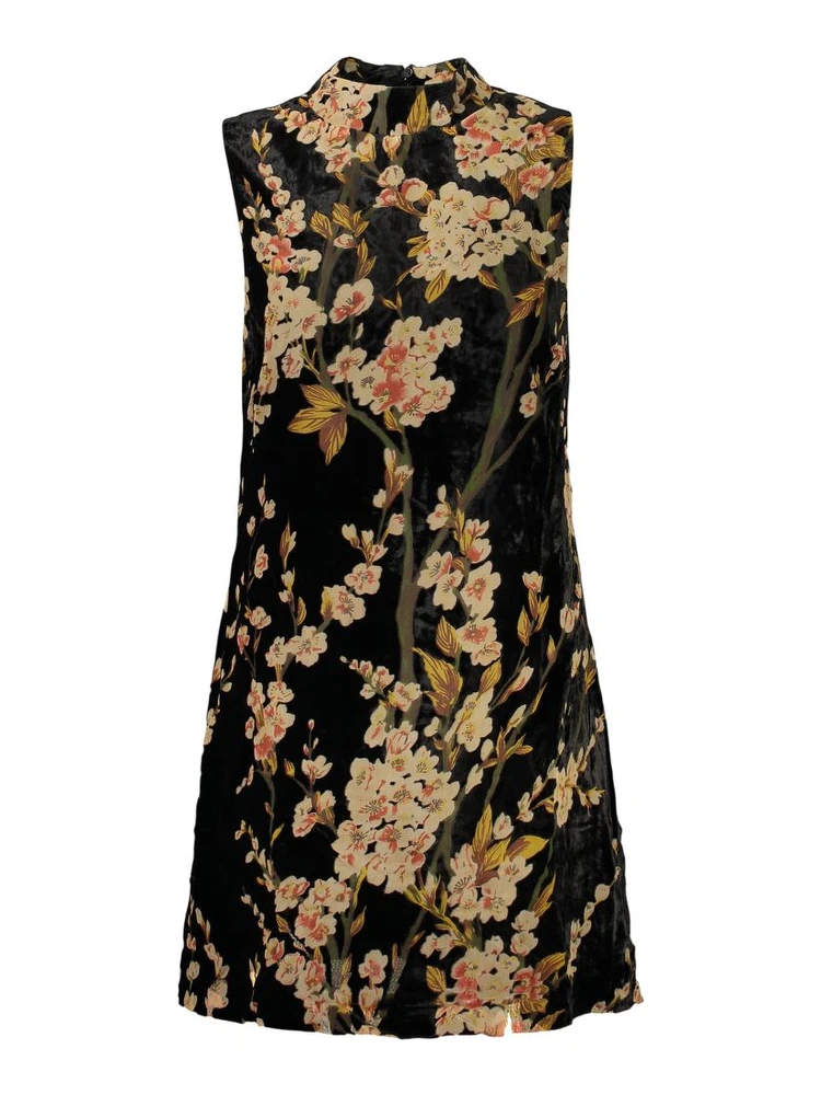 Black Viscose Women Dress