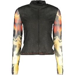 Black Polyester Women's Sweater
