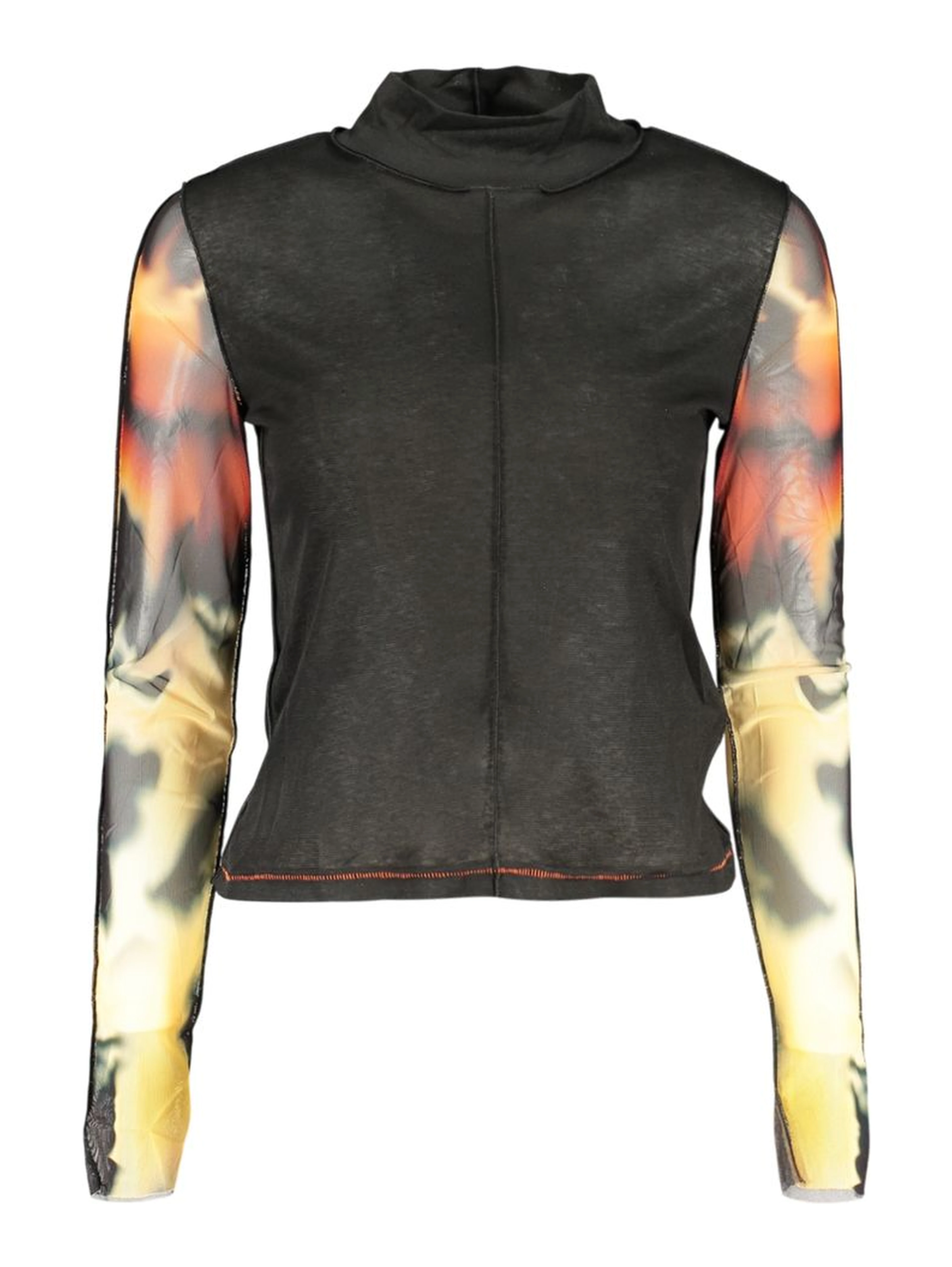 Black Polyester Women's Sweater