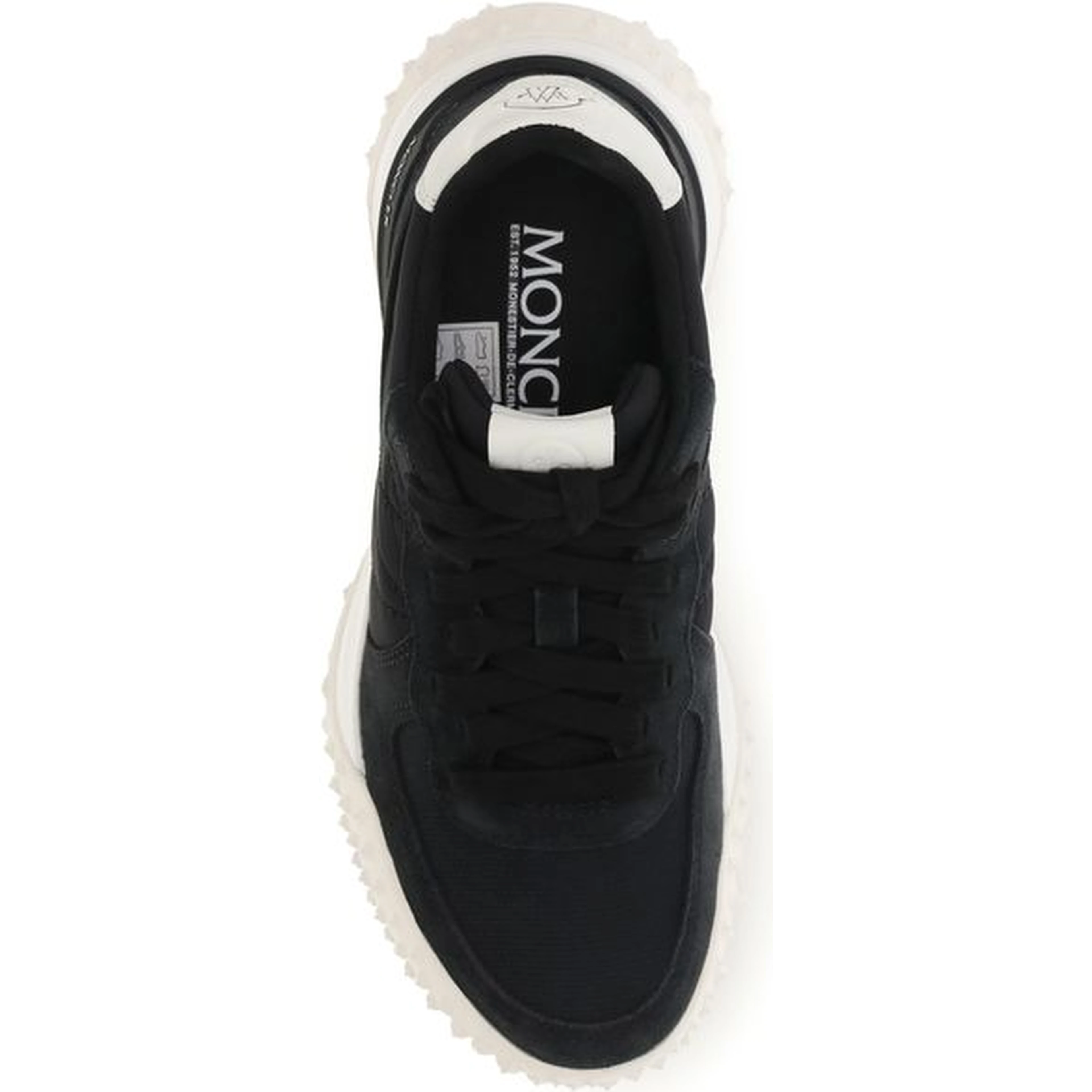 Black Polyamide Athletic Sneakers