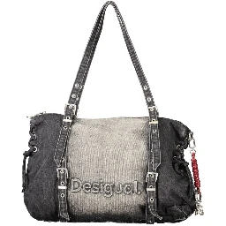 Black Cotton Women's Bag