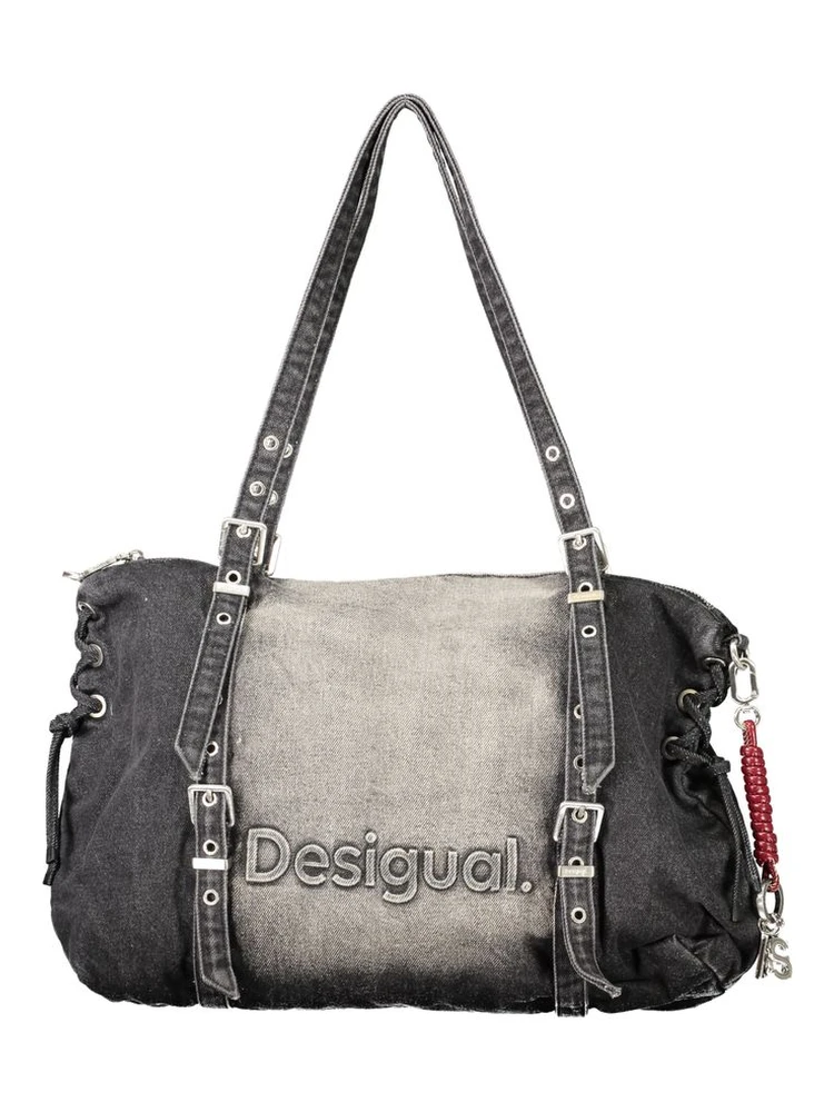 Black Cotton Women's Bag