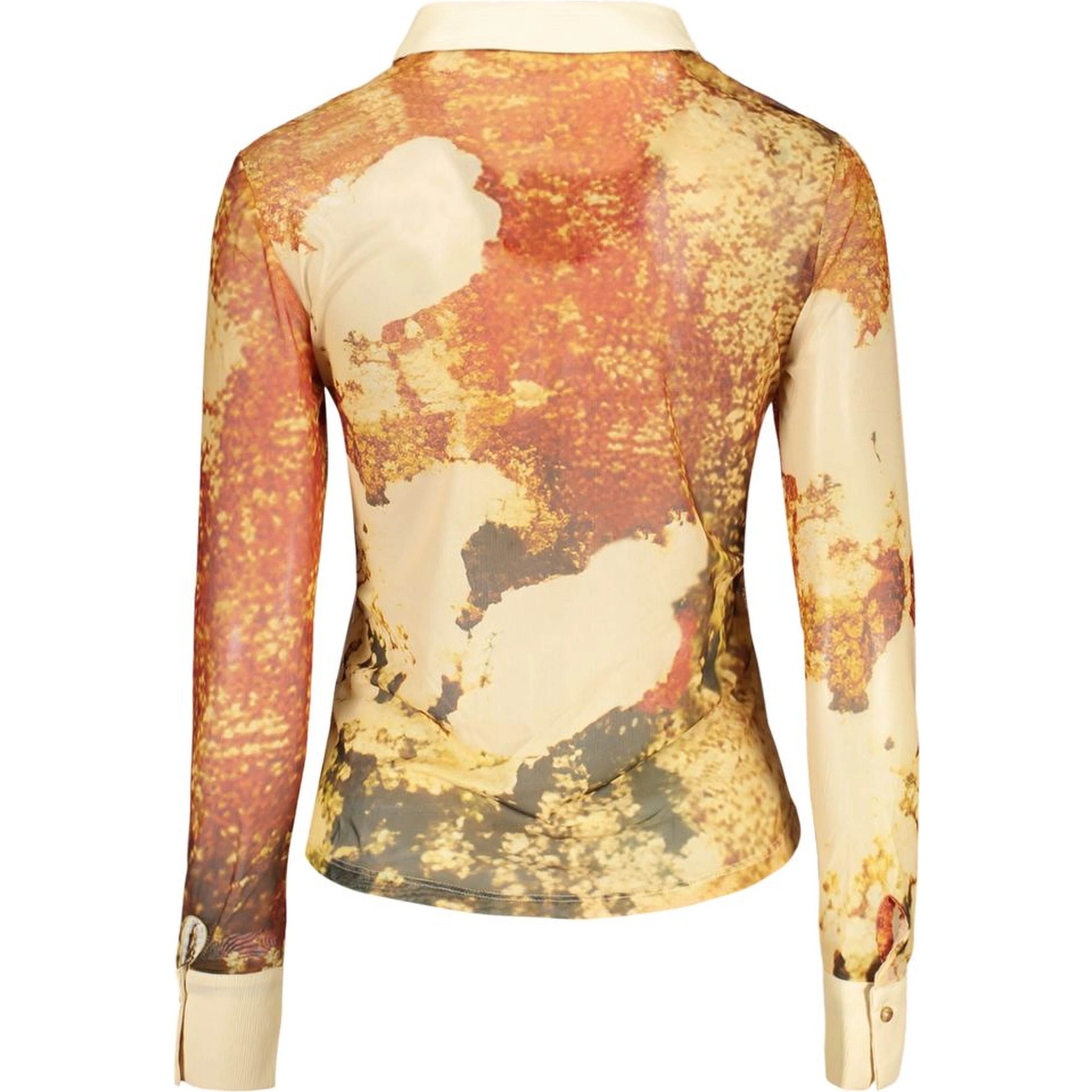 Beige Polyester Female Shirt