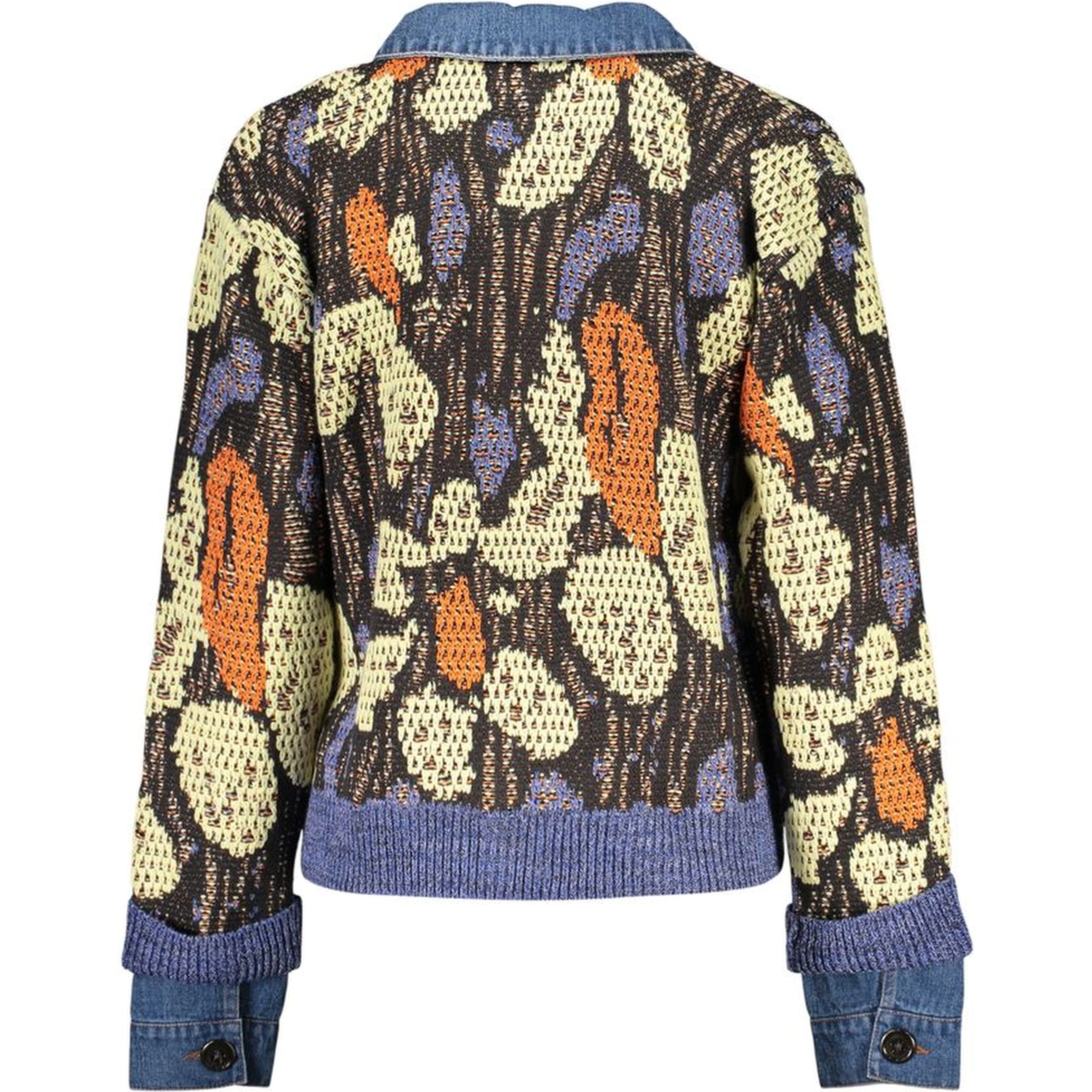 Blue Viscose Women's Sweater