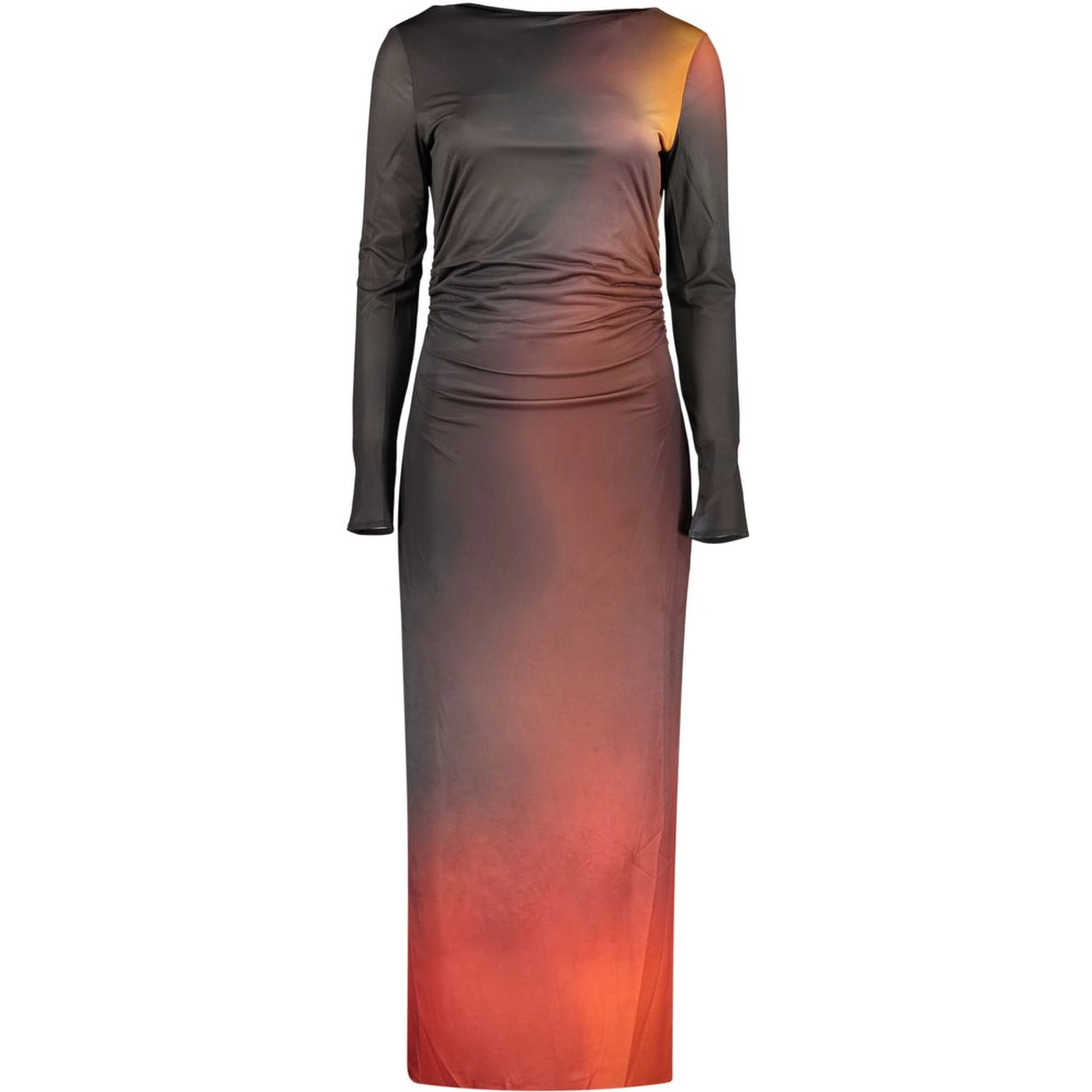 Black Polyester Women's Dress