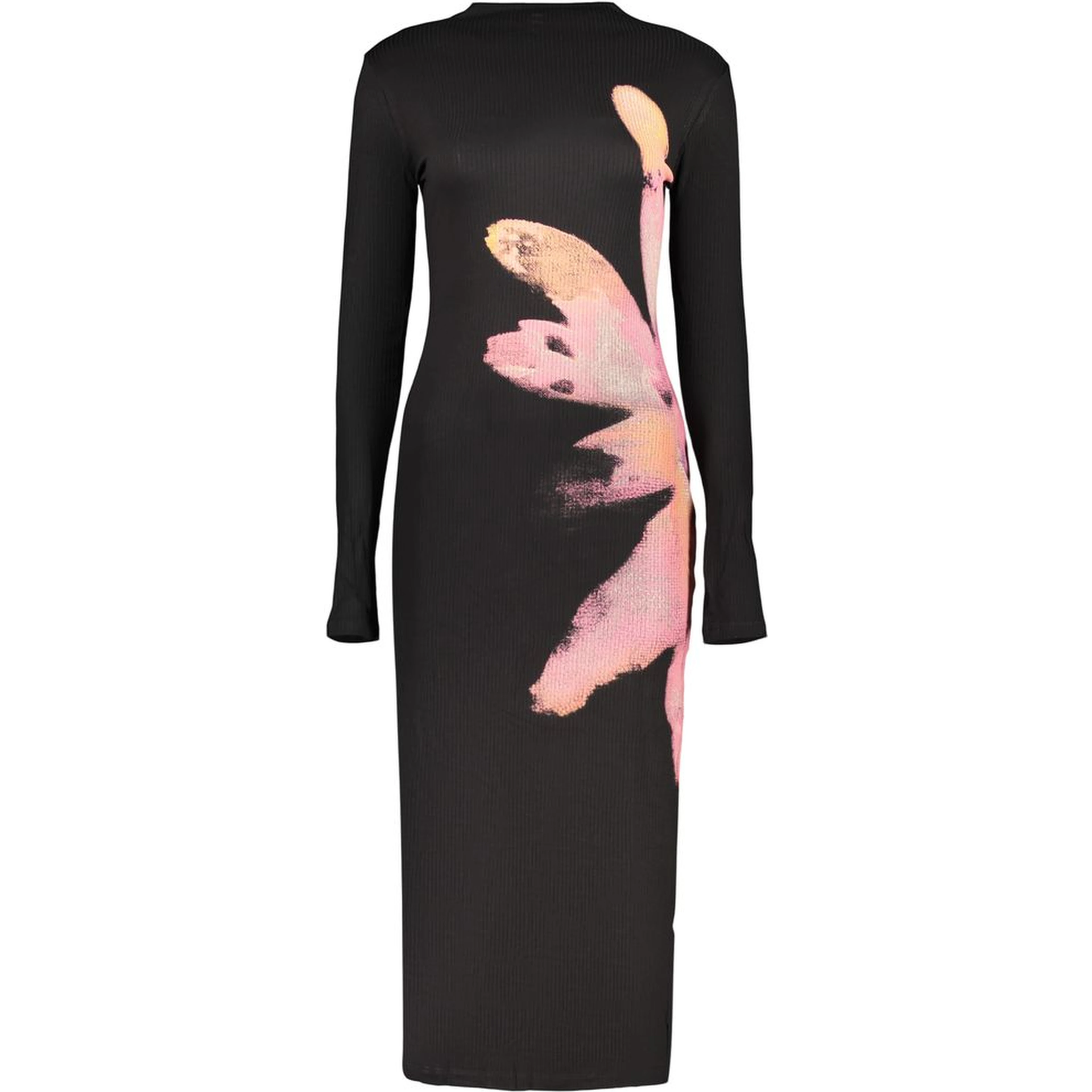 Black Polyester Women's Dress