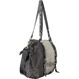 Black Cotton Women's Bag
