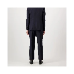 Blue Wool Dress Pants