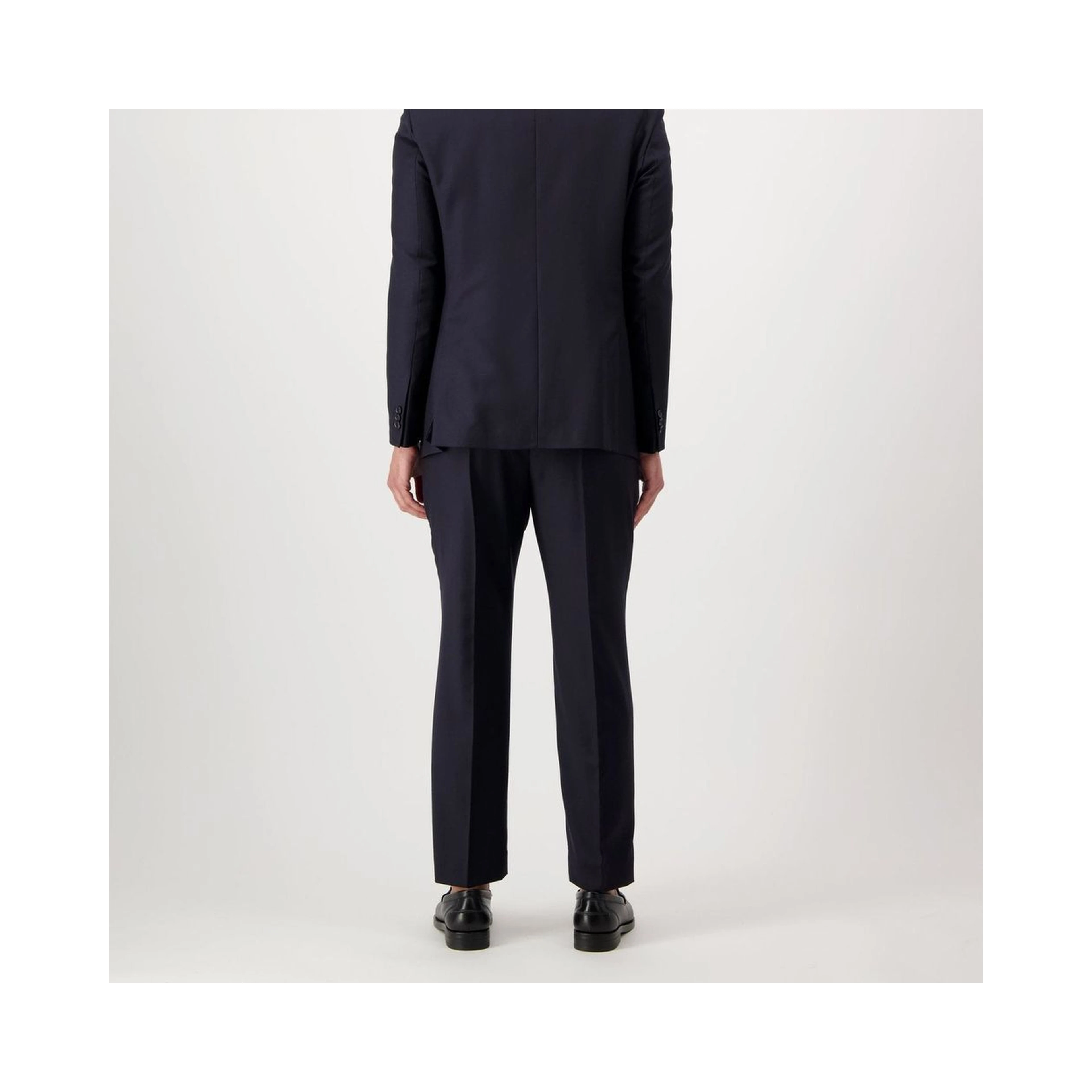 Blue Wool Dress Pants