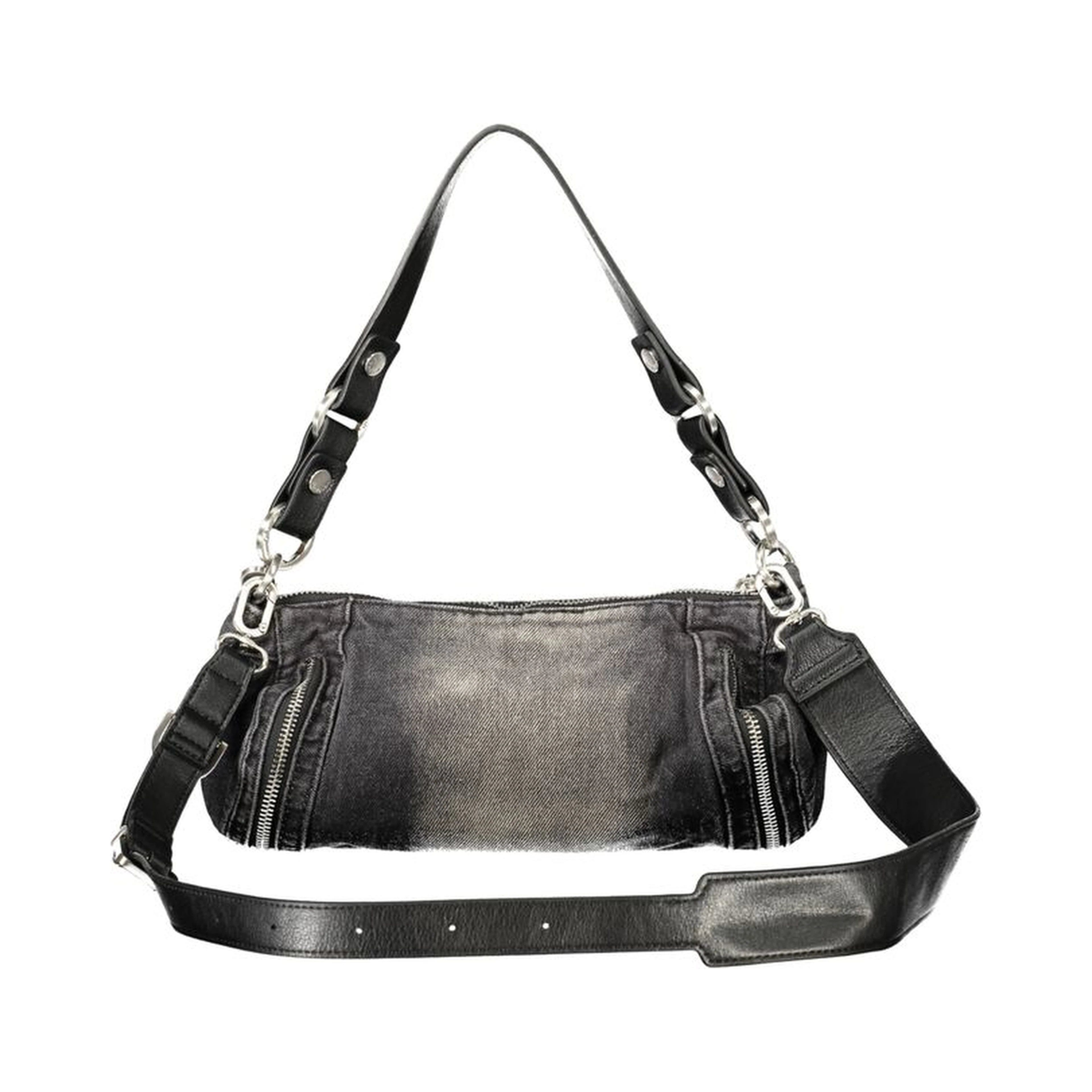Black Cotton Womens Bag