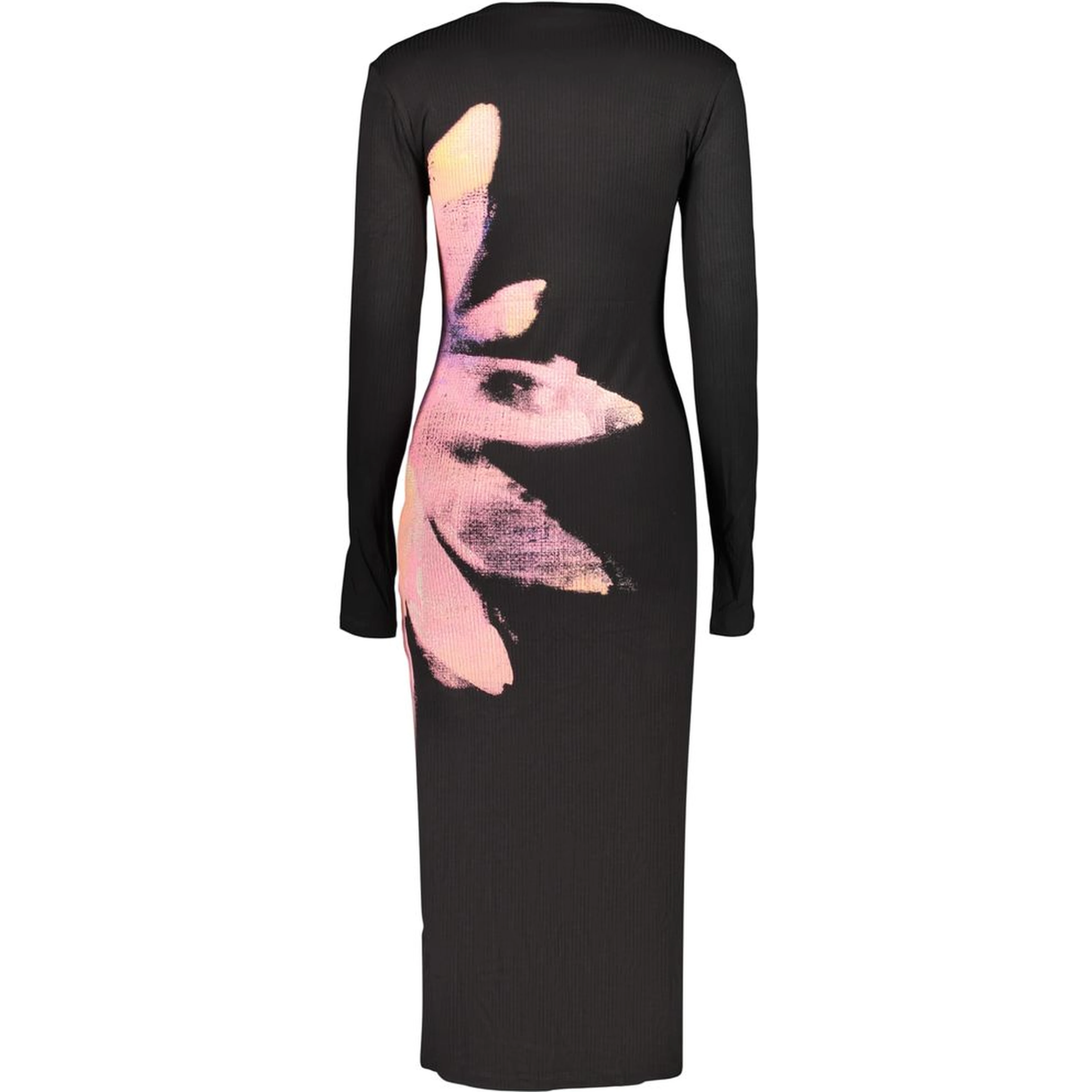 Black Polyester Women's Dress