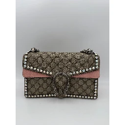 GUCCI DIONYSUS GG Supreme with Diamonds Handbag