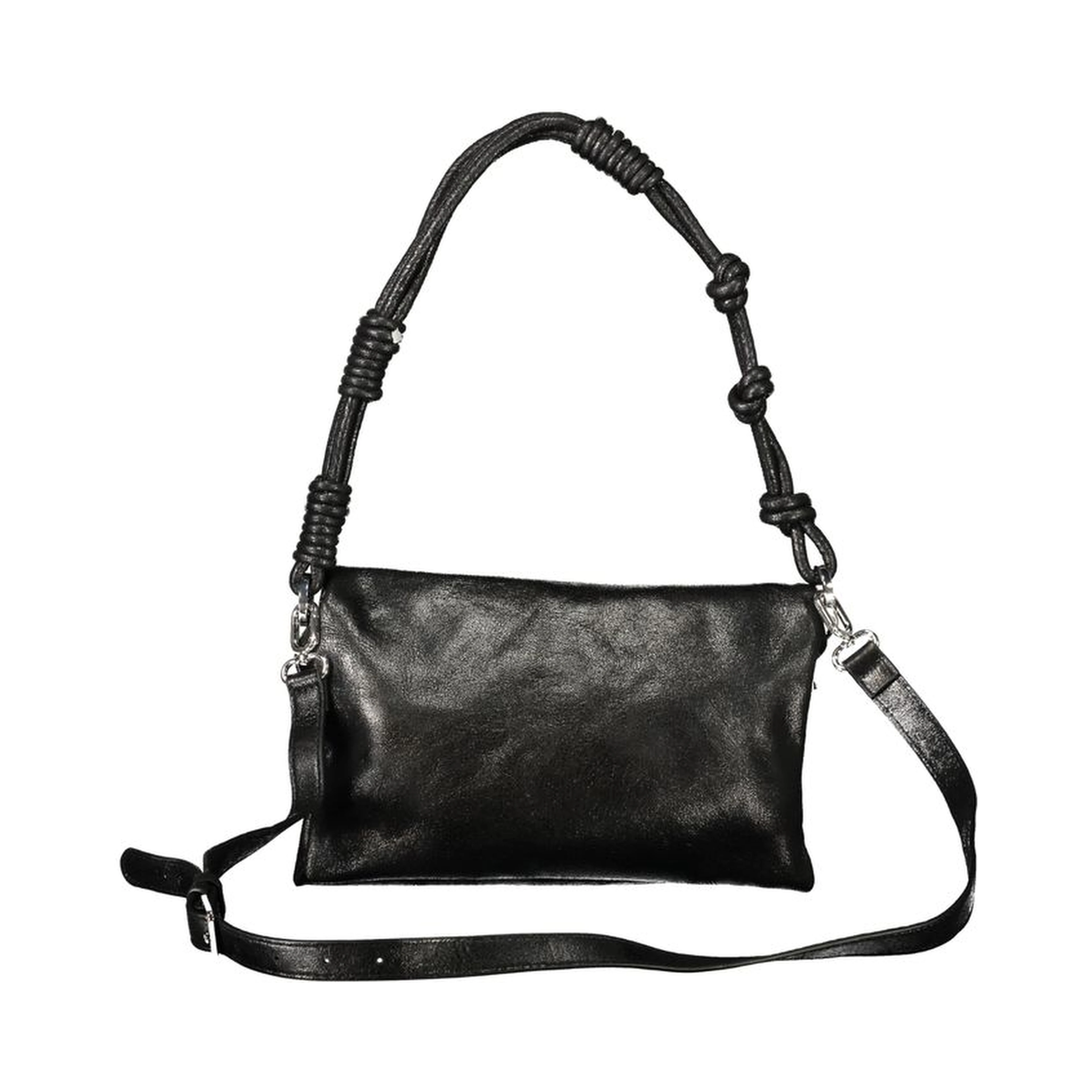 Nero Polyurethane Women's Bag for Effortless Chic Style