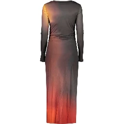 Black Polyester Women's Dress