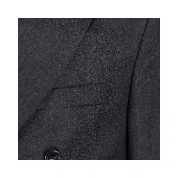 Gray Wool Full-Length Jacket