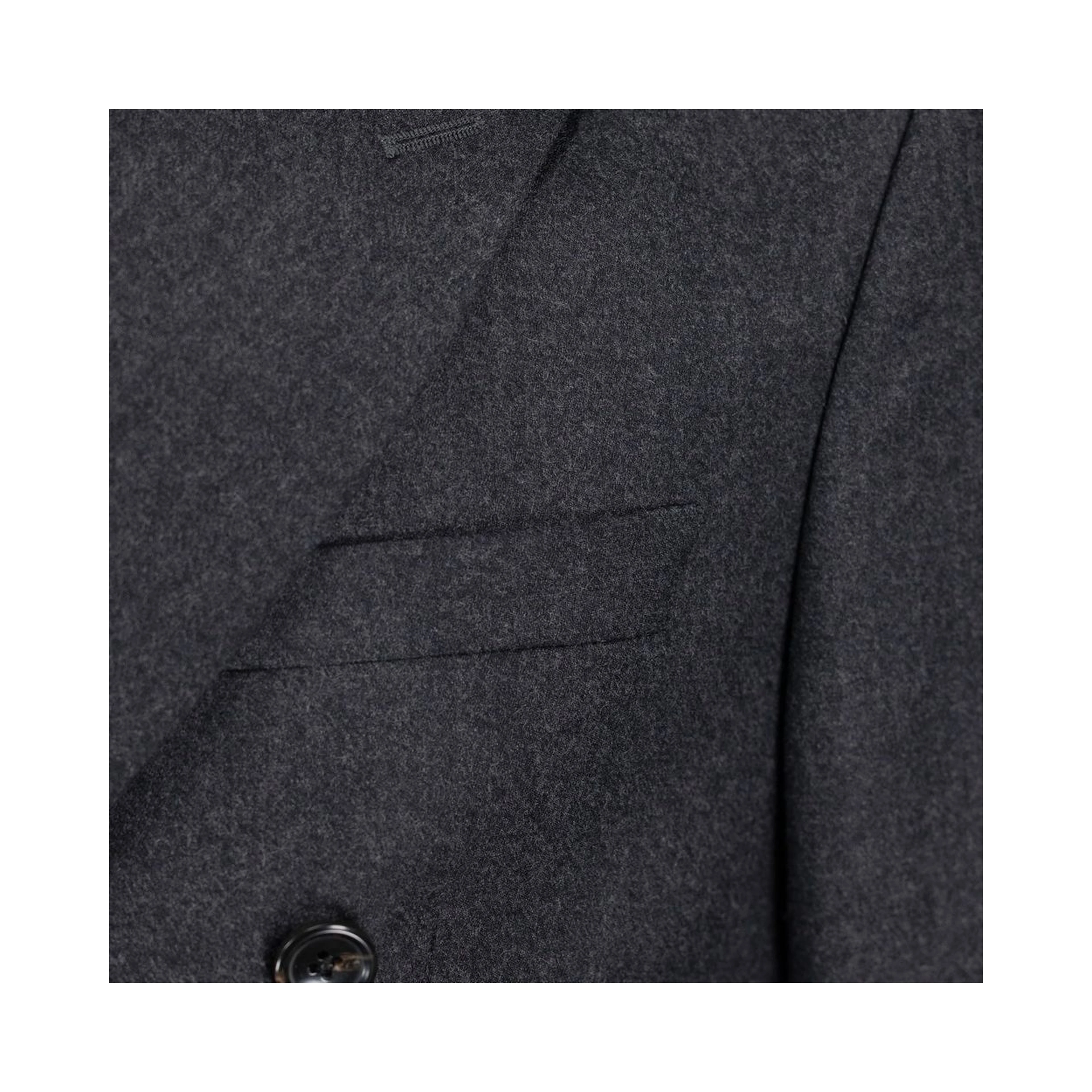 Gray Wool Full-Length Jacket