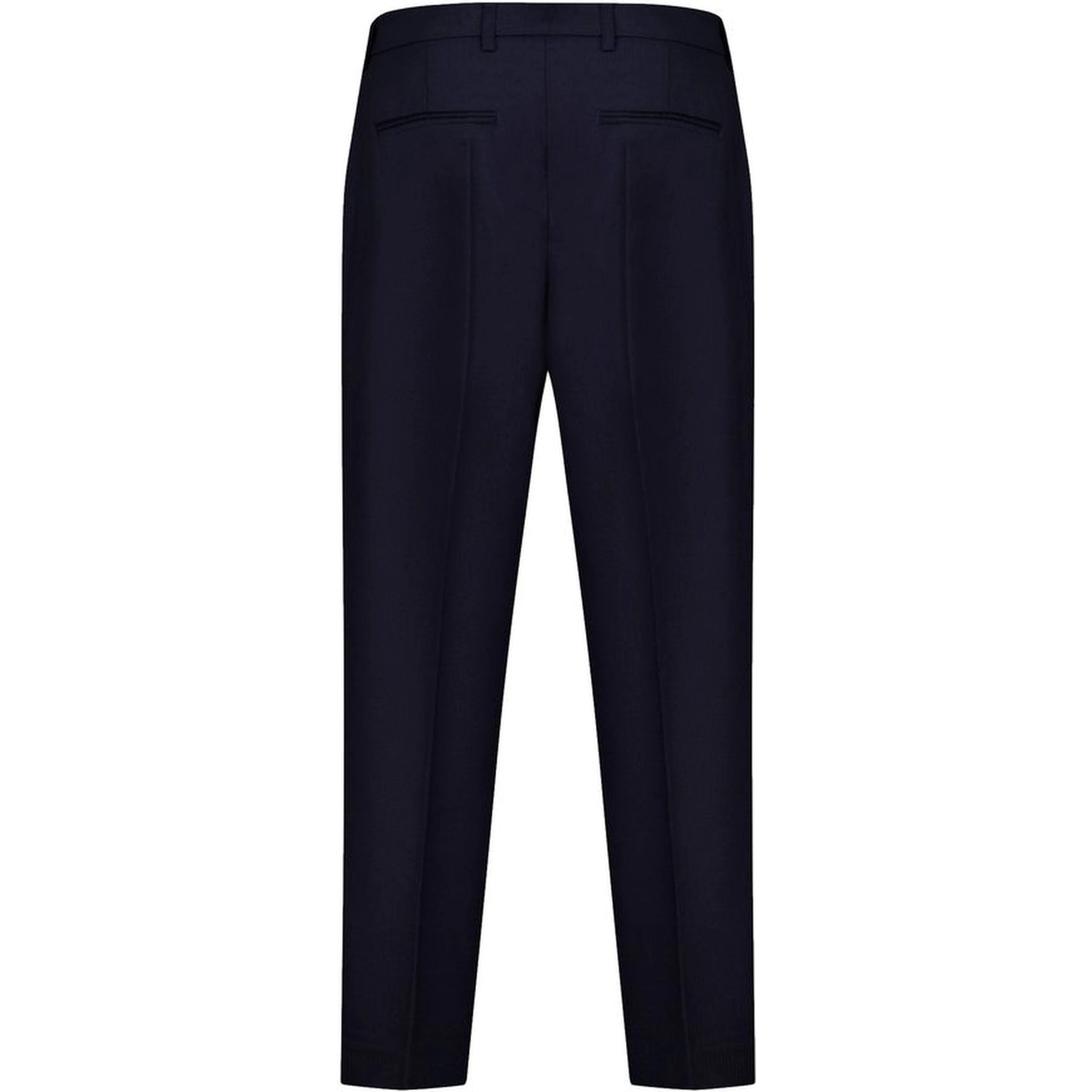 Blue Wool Dress Pants