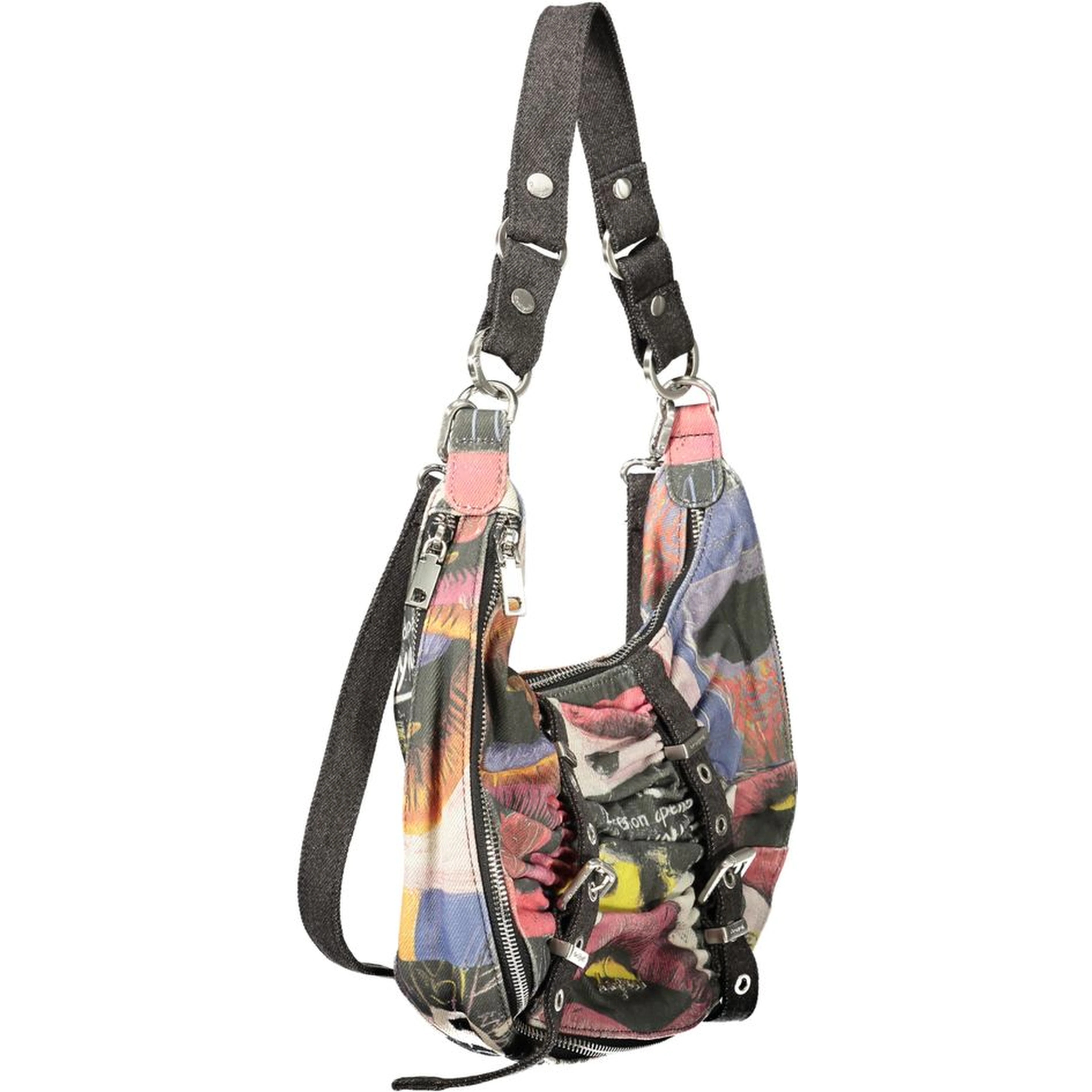 Black Cotton Women's Bag