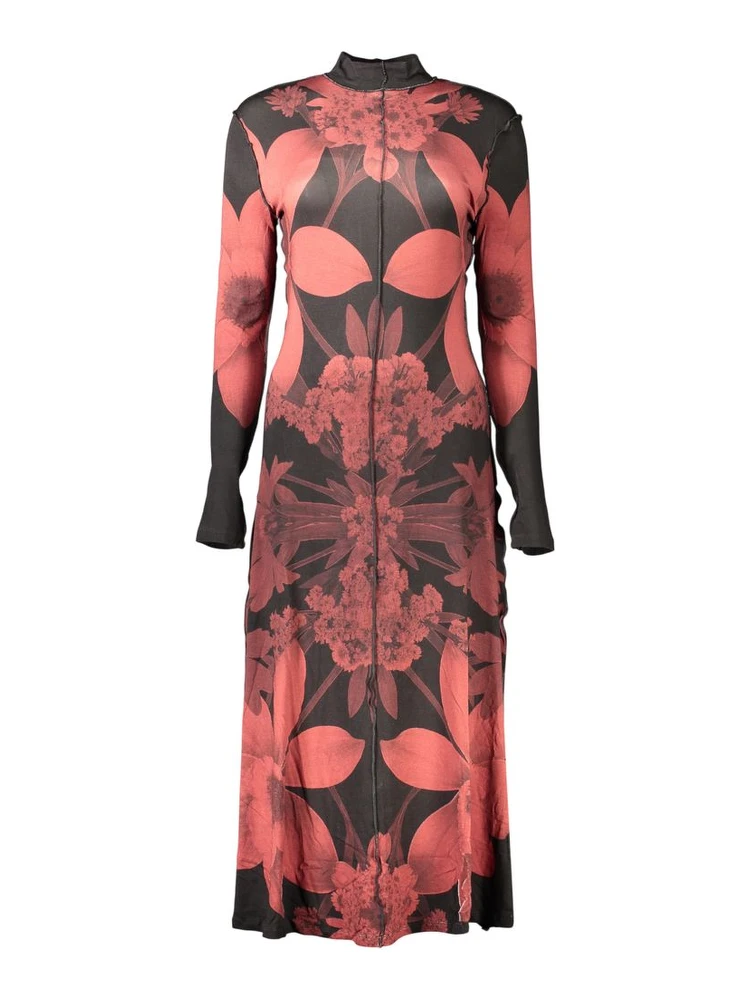 Black Polyester Women's Dress