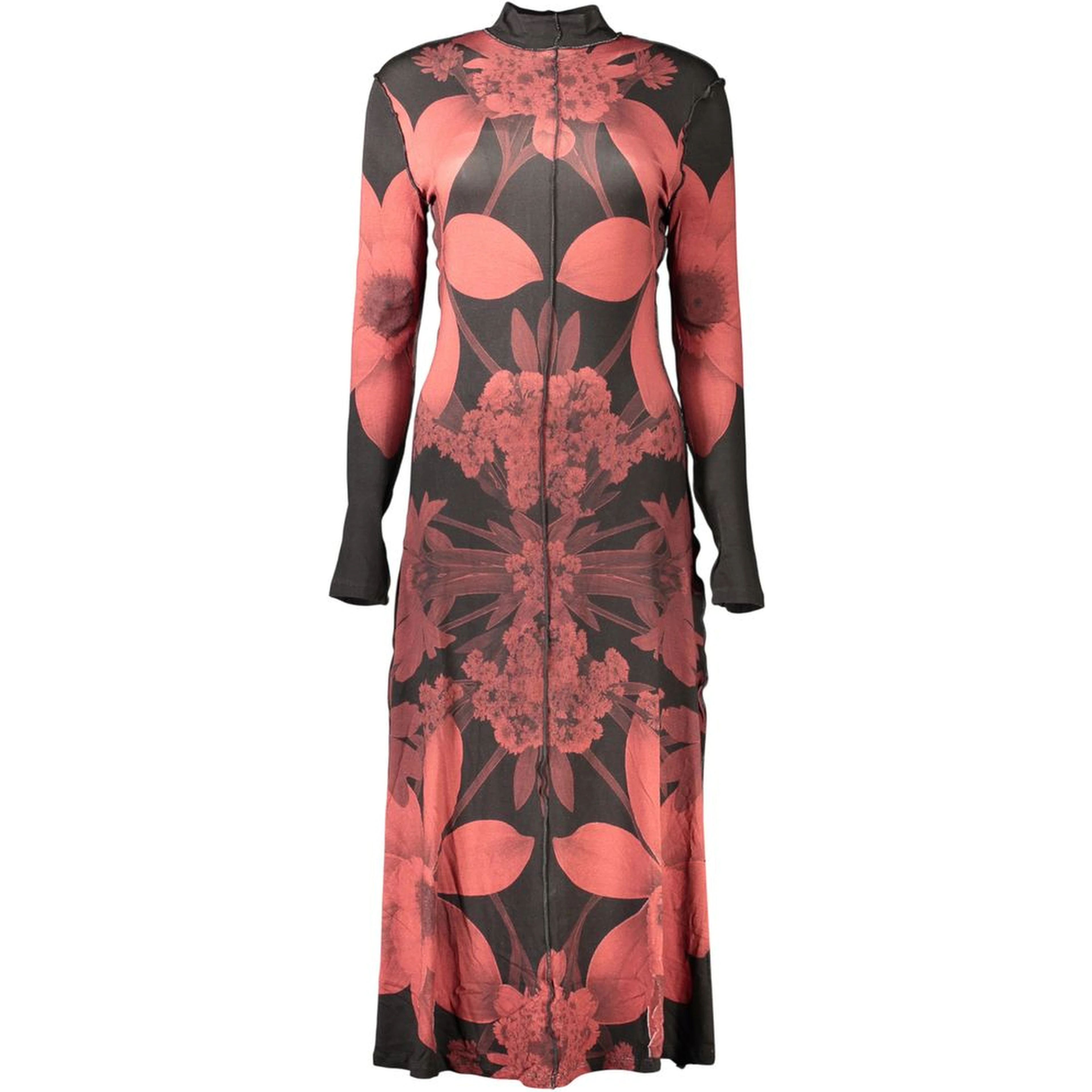 Black Polyester Women's Dress