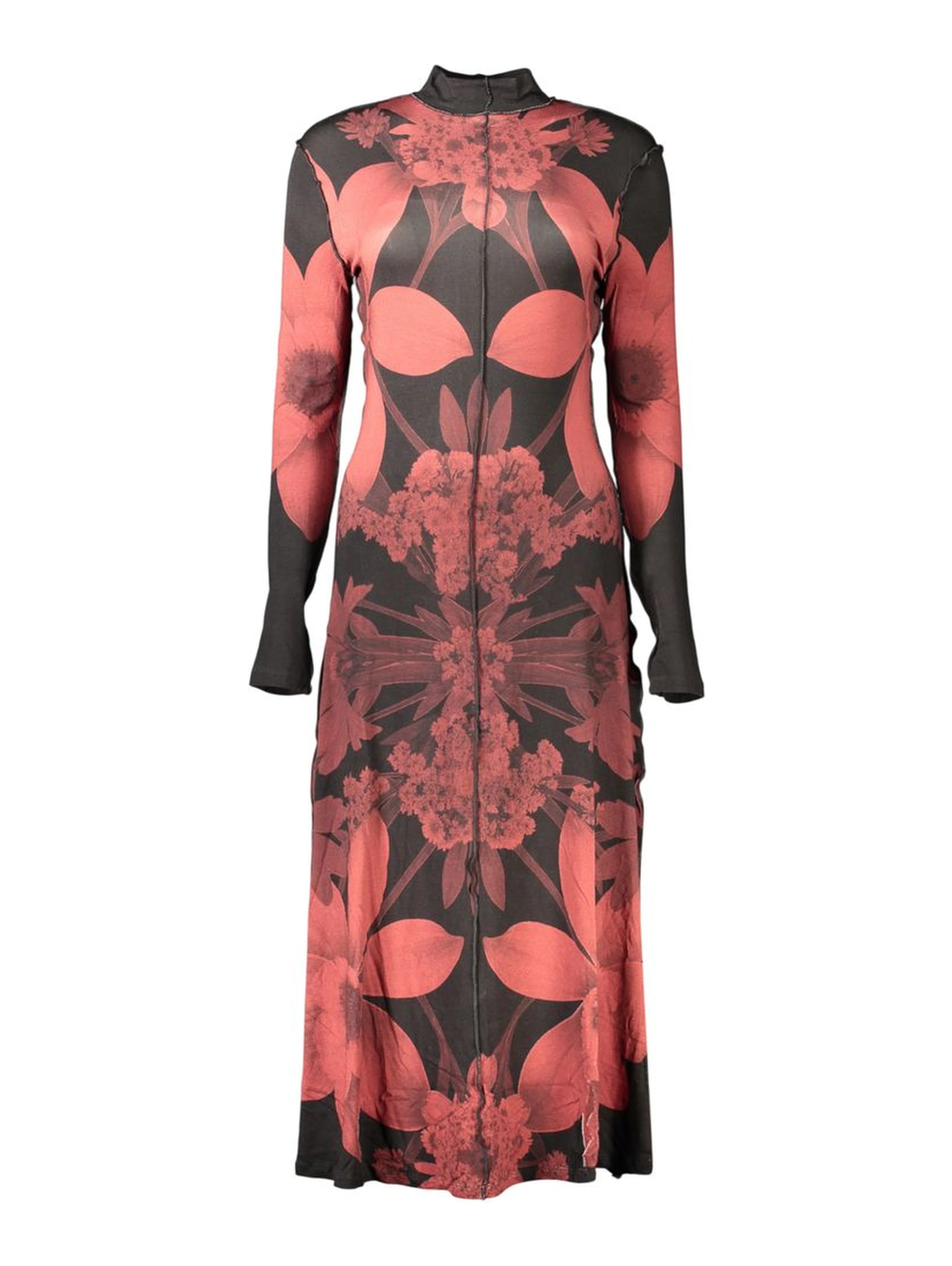Black Polyester Women's Dress