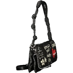 Nero Polyurethane Women's Bag for Effortless Chic Style