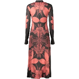 Black Polyester Women's Dress