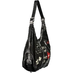 Nero Poliuretano Donna Bag