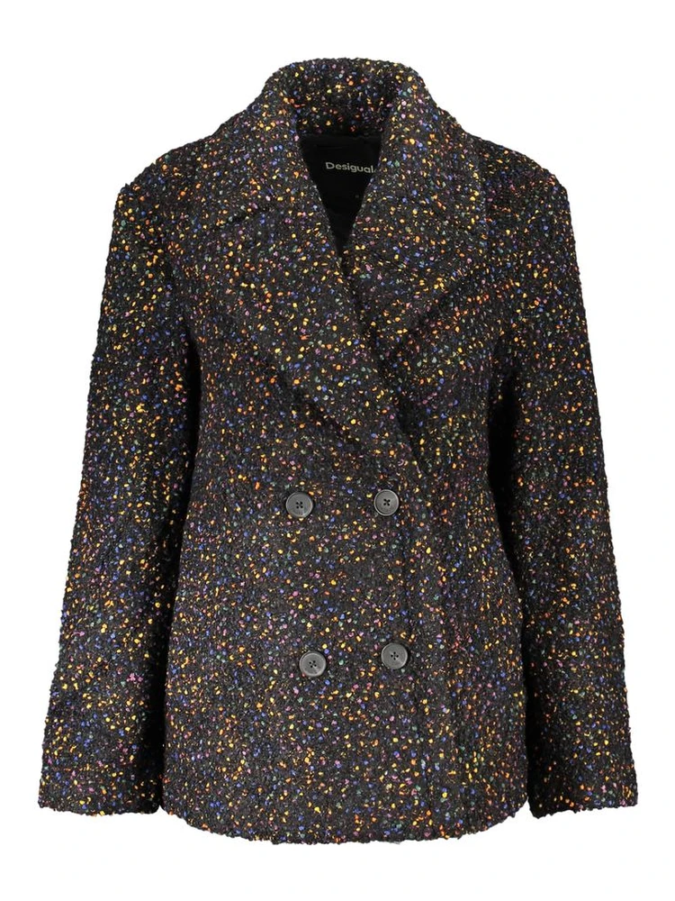 Black Polyester Women's Jacket